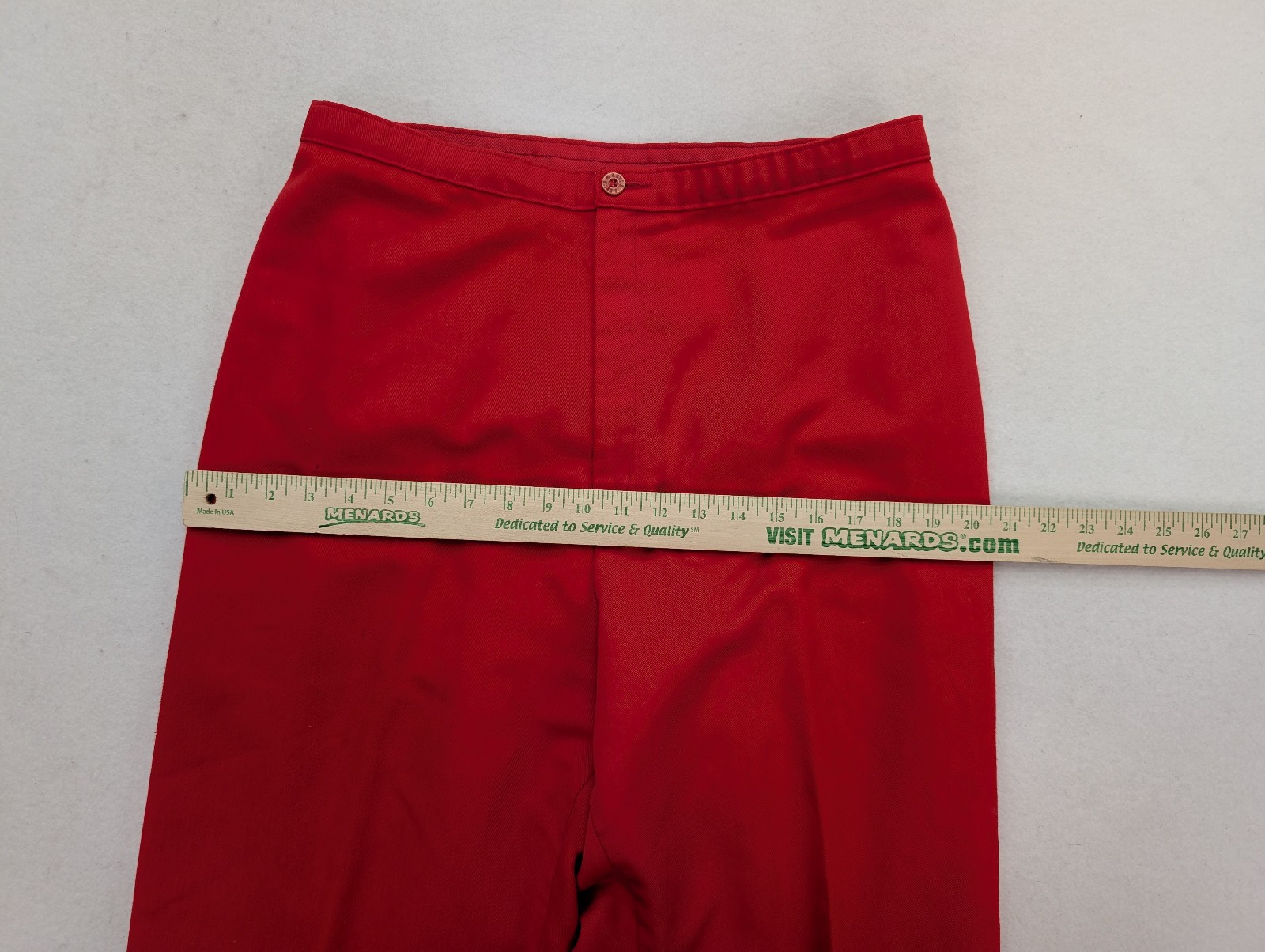 Levi’s Bend Over Vintage Women’s Pants Slacks Size 18 Red High Rise Flat Front