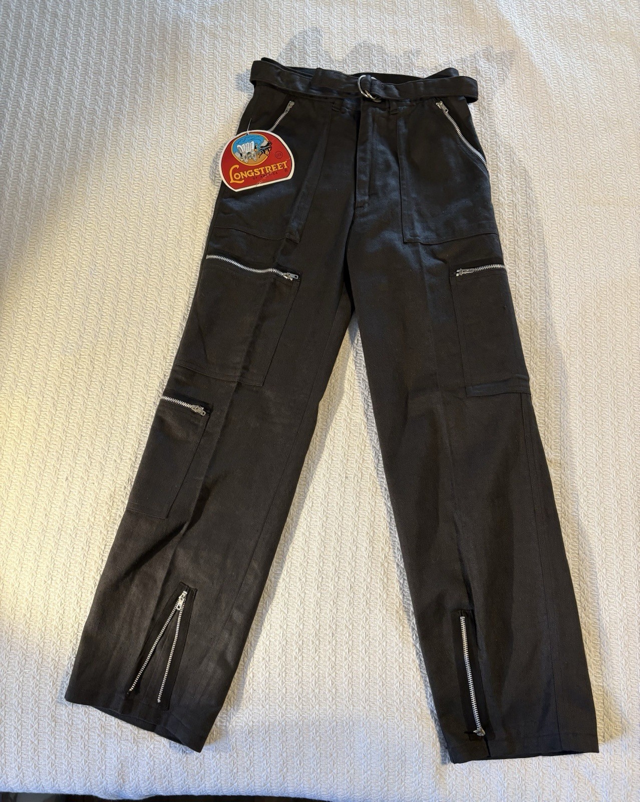 Rare Original 70s 80s Punk Bondage Zipper Pants Deadstock New Wave Break Dance