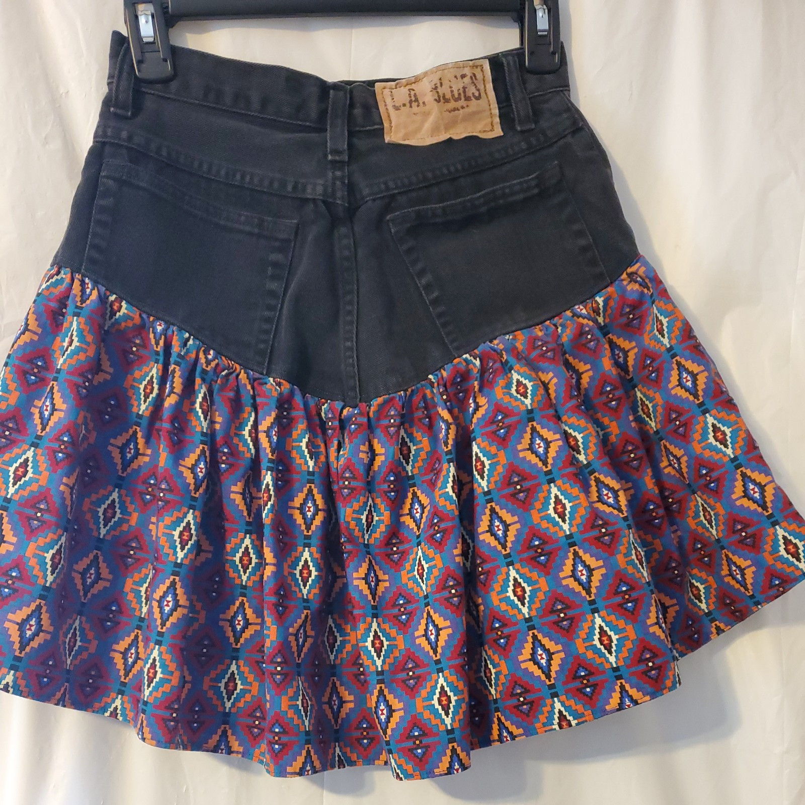 Vintage LA Blues Classic Denim Skirt Sz 10 Average 100% Cotton