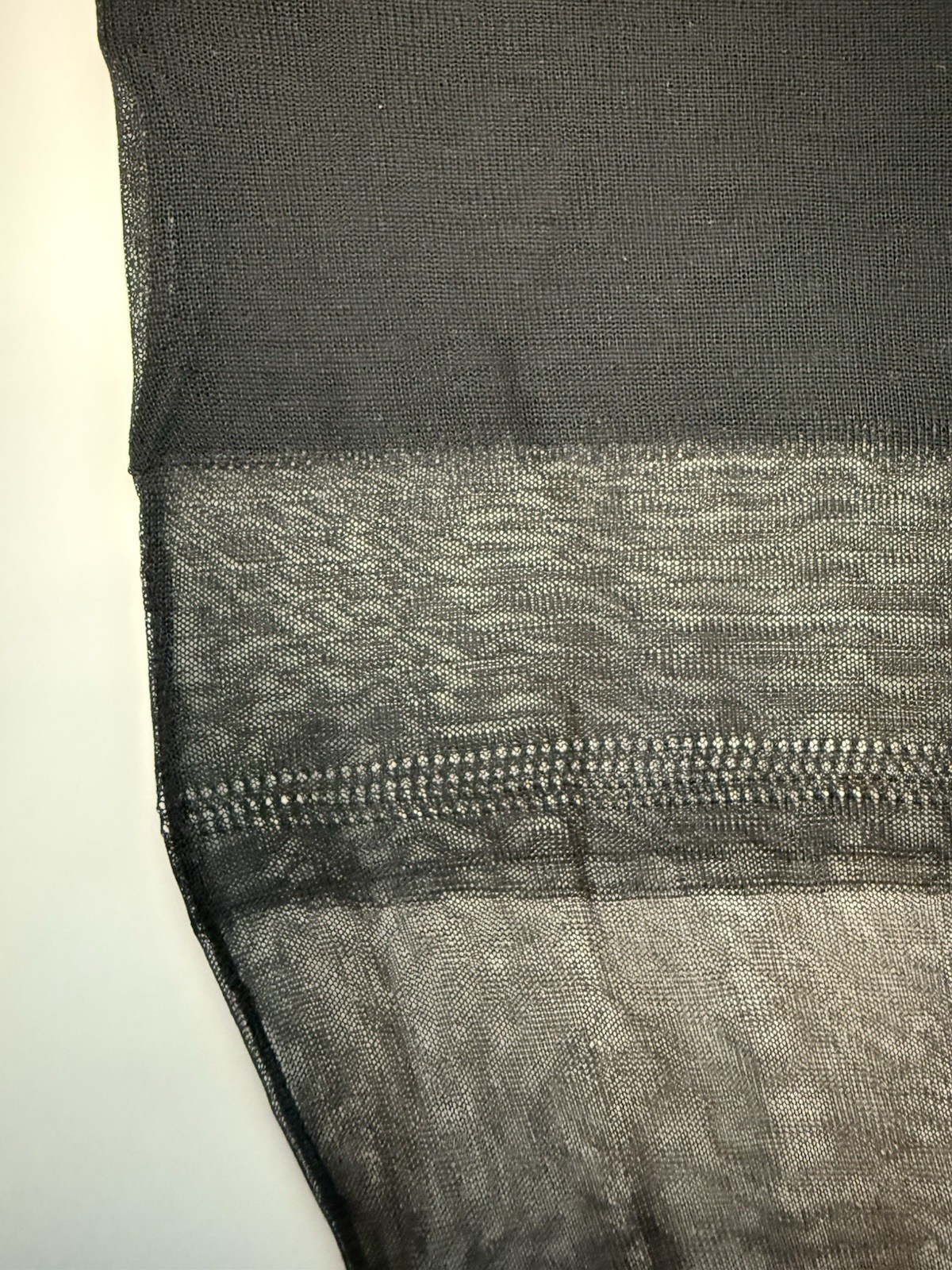 Vintage Outsized Seamed Flat Knit Stockings Welt Is 8 Inch Wide 33 Inches Long