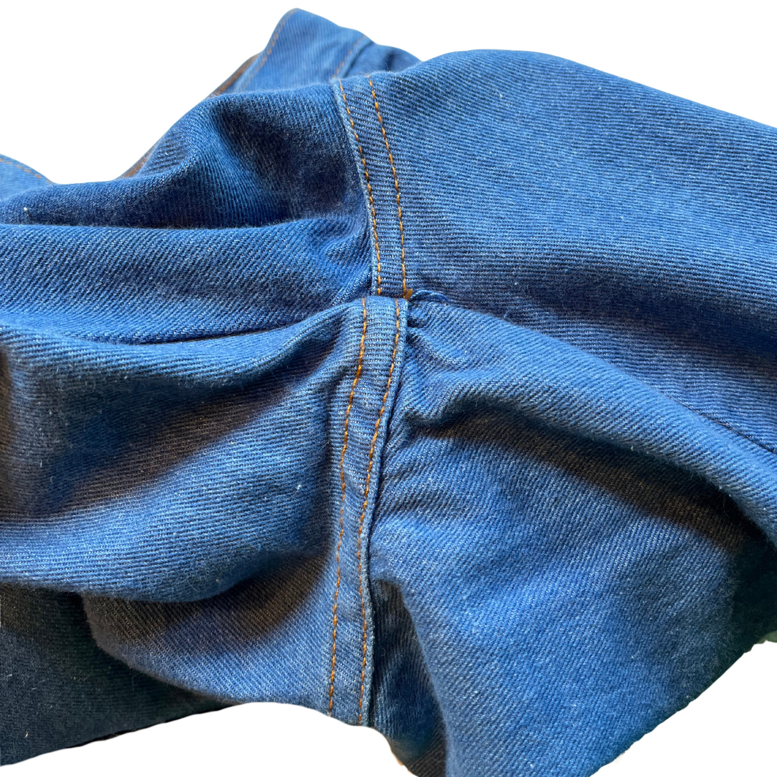 Vintage 80s Flared Jeans 29 34 Blue Cotton Tall Sears StyleWorks Western Grunge