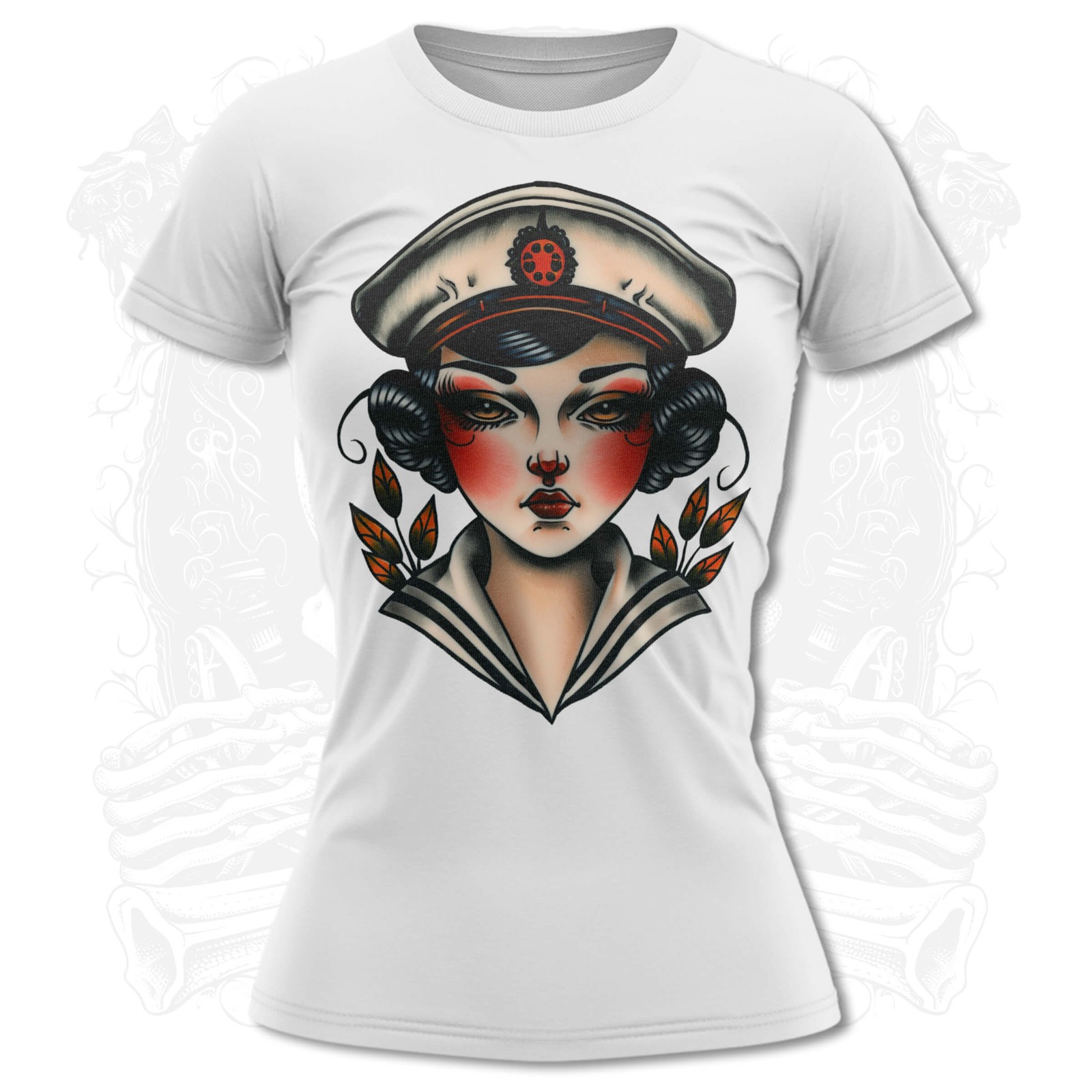 Vintage Sailor Girl 6 Design Women’s T-Shirt