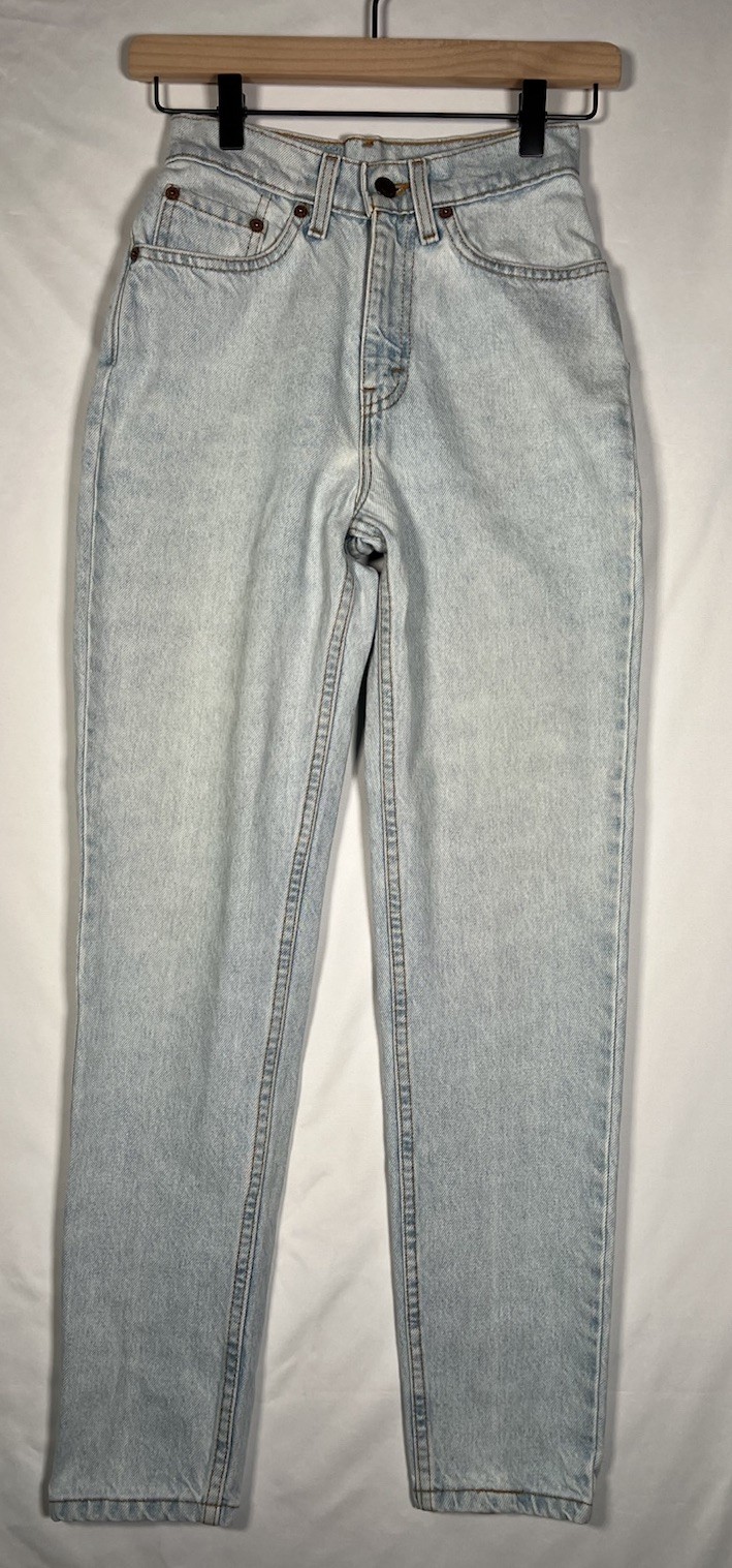 VTG Levi’s 512 DOUBLE BACK Slim Fit Tapered Leg Women’s 1 SHORT 100% Cotton USA