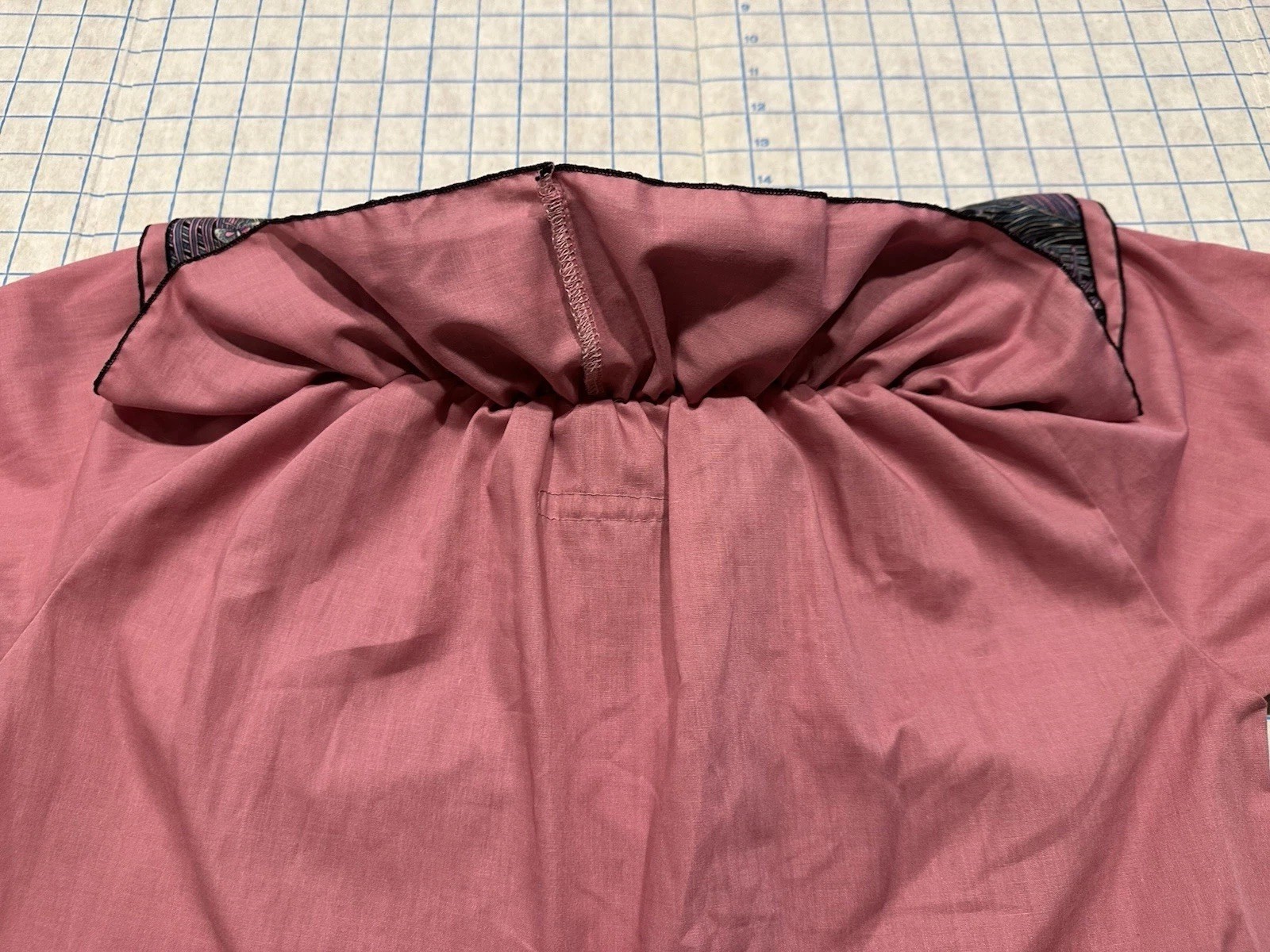 VTG Women’s Pink Ruffled Blouse Square Dance Size M/L Pink Butterfly Psychedelic