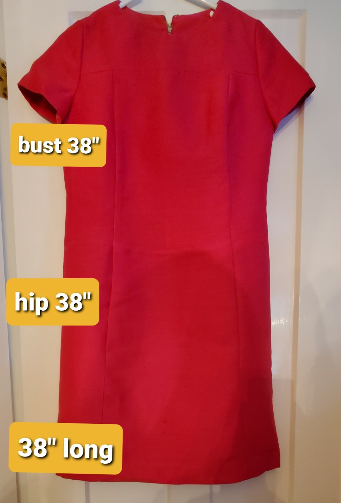 Razooks Vintage hot pink cocktail suit, custom made? Check measurements