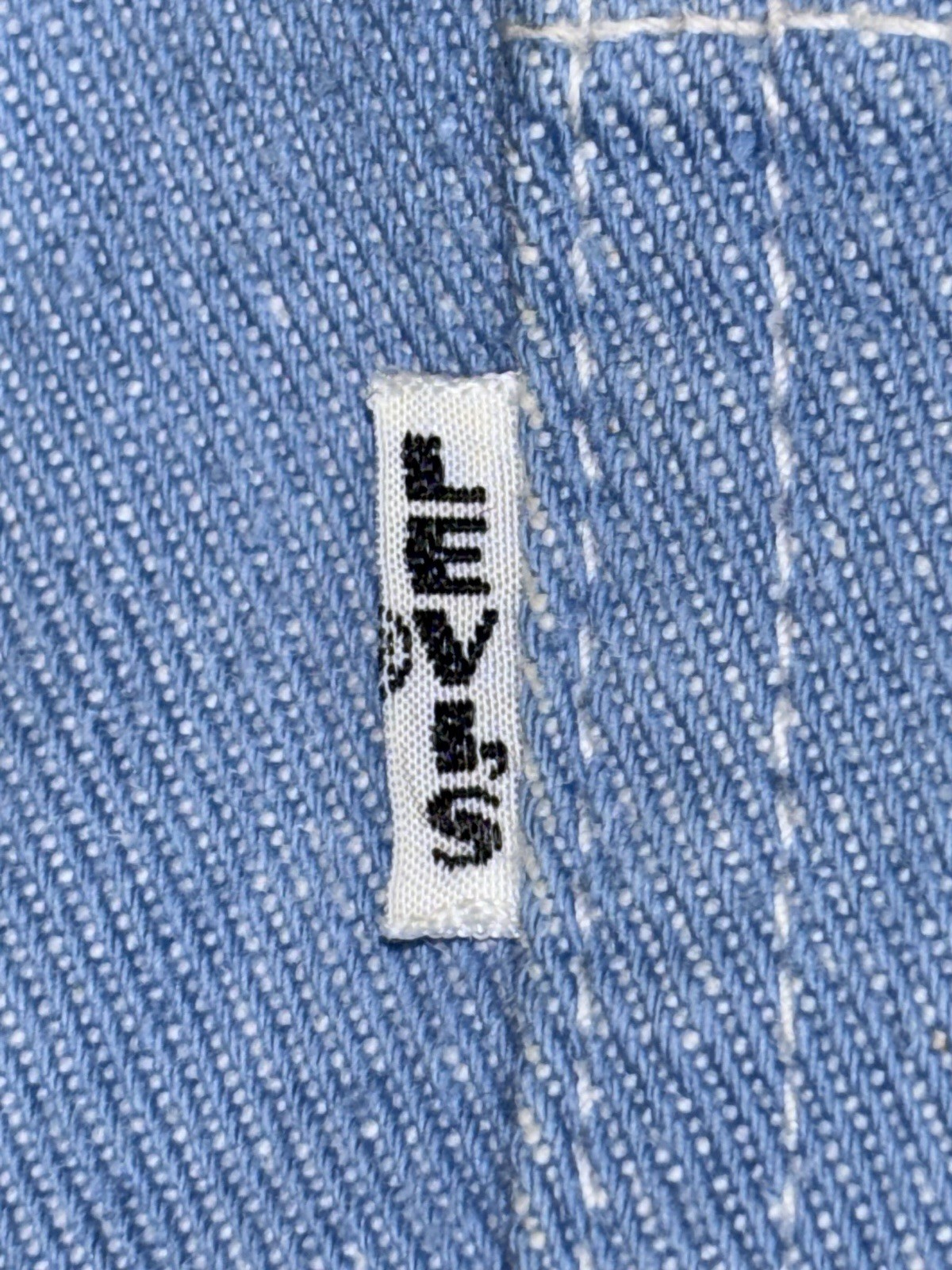 Rare VTG 60s LEVI’S For Her Size 28 Hot Shorts White Tab with Big“E” Gripper Zip