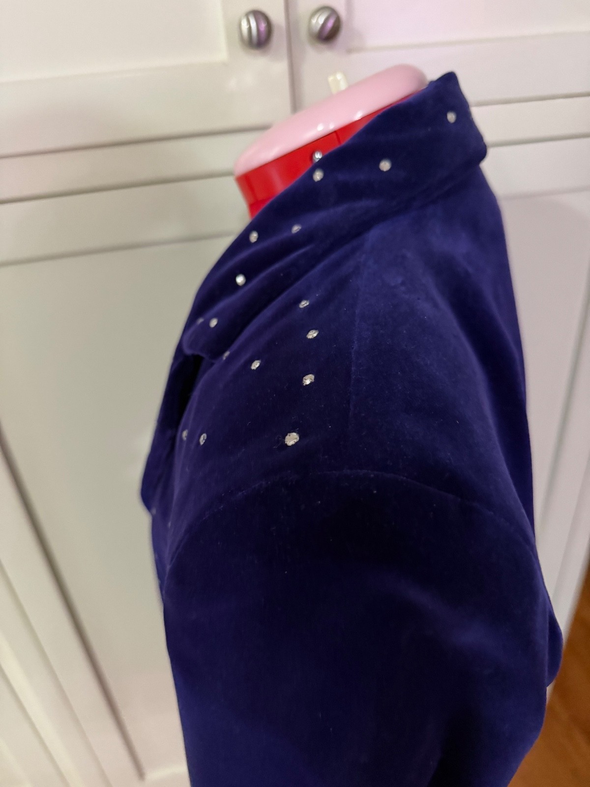 Vintage 80’s & 90’s Purple Velvety Blazer Excellent Condition xs/small Vtg