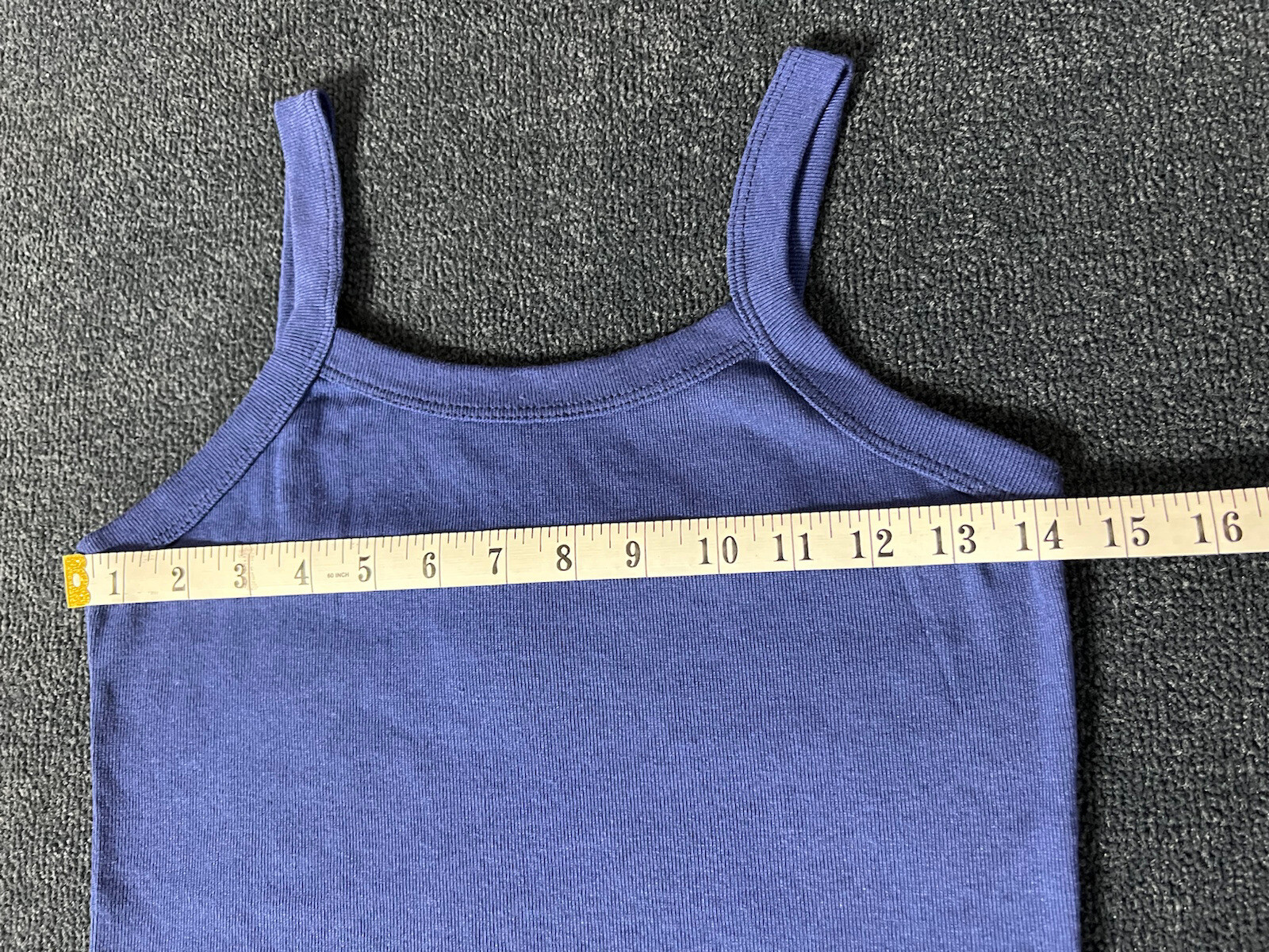 Vintage 90s Y2K Navy Blue Tank Top Delias Alloy Skate Surf 100% Cotton Grunge