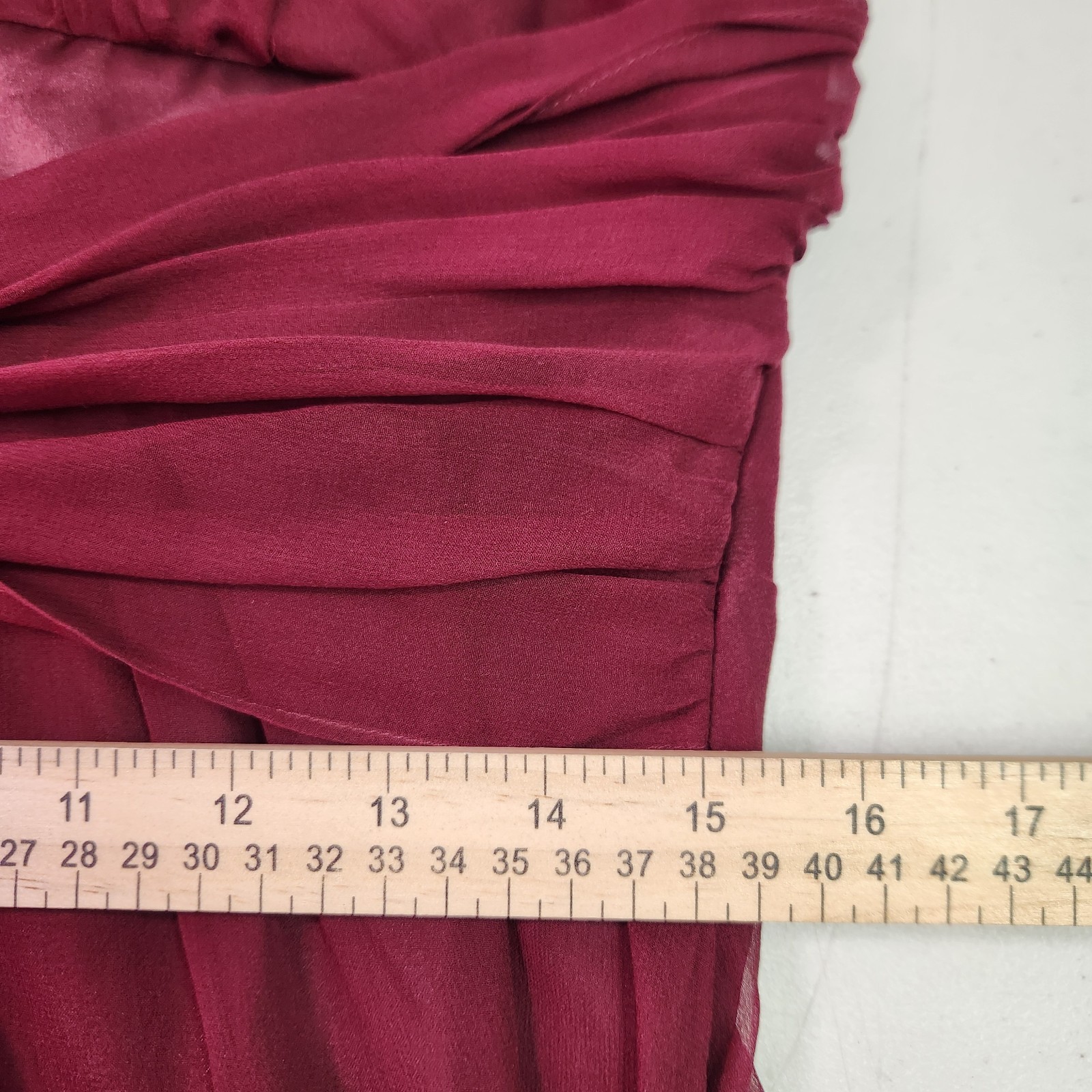 Vintage/Y2K Midnight Velvet Burgundy 100% Silk Halter Midi Dress Fairy Whimsical