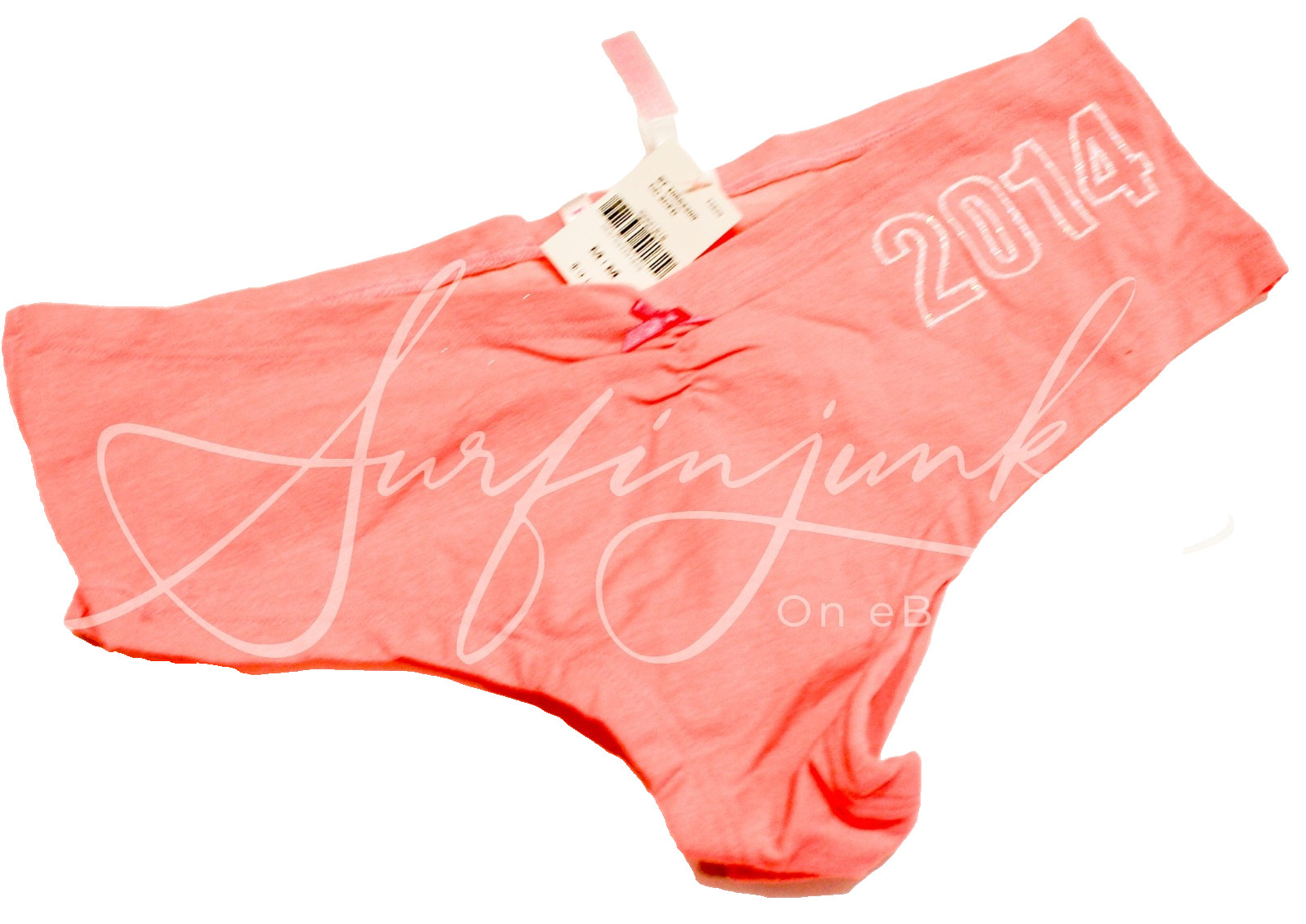 Victorias Secret Vintage Panties Panty Medium Extra LowRise Cheekster Coral 2014