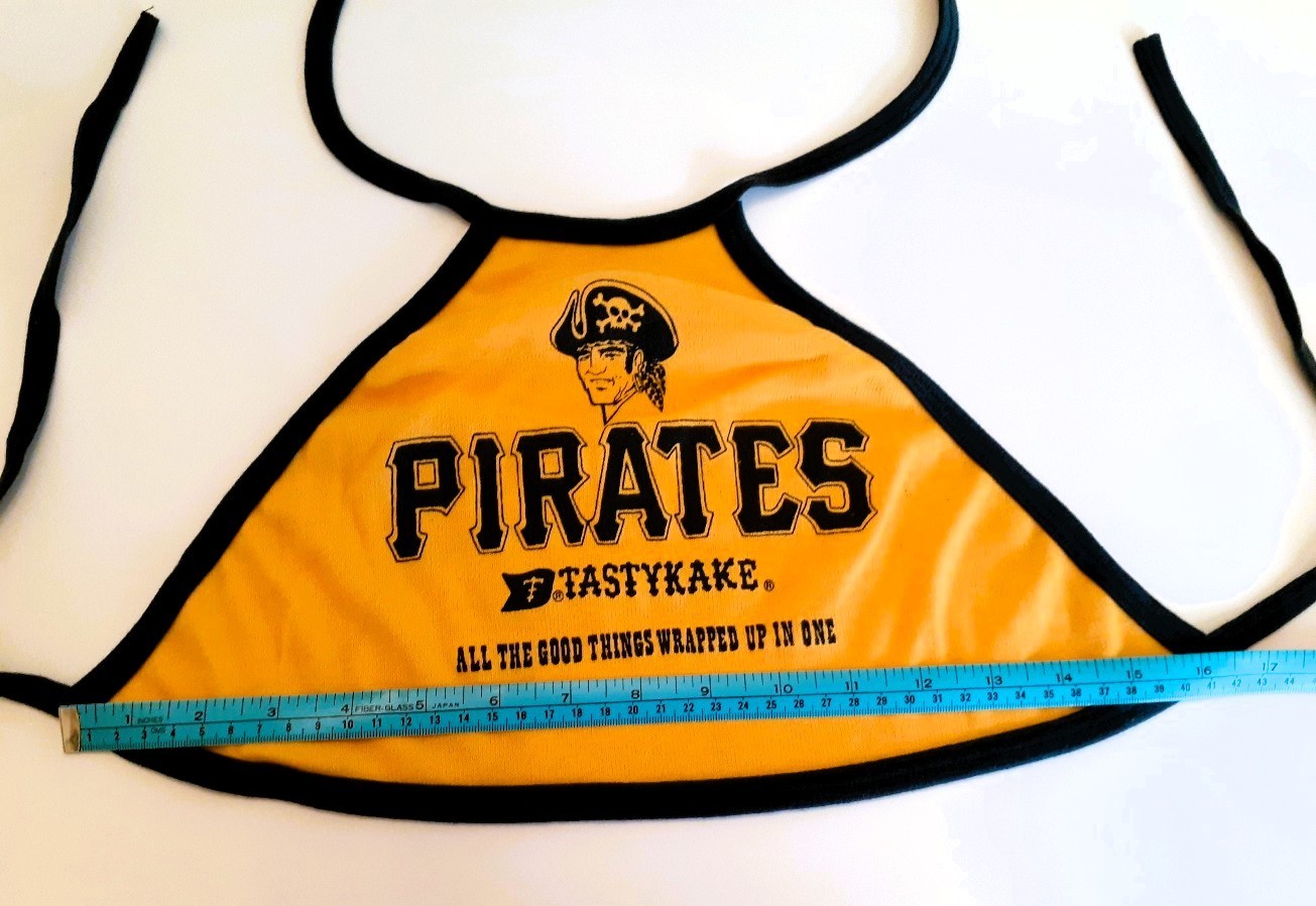 RARE 1970s Pittsburgh Pirates Tastykake Tie Back Halter Top Fun-Tees Vintage NOS