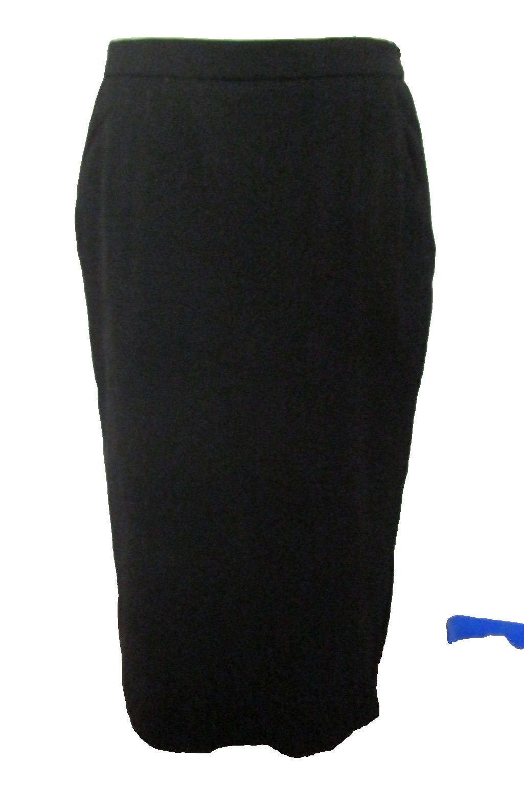 Walnut Hill Black Wool Pencil Skirt Womens Size 12 Made in Australia Lined