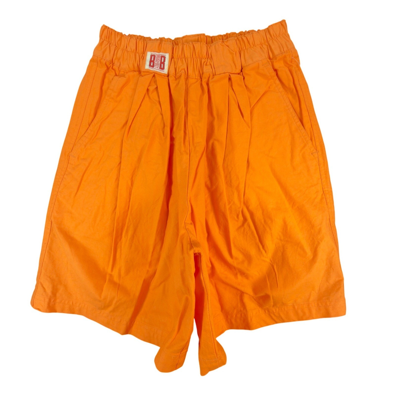 Bugle Boy Shorts Womens 7 Orange Cotton High Waist Vintage 90s 80701D47 NWT