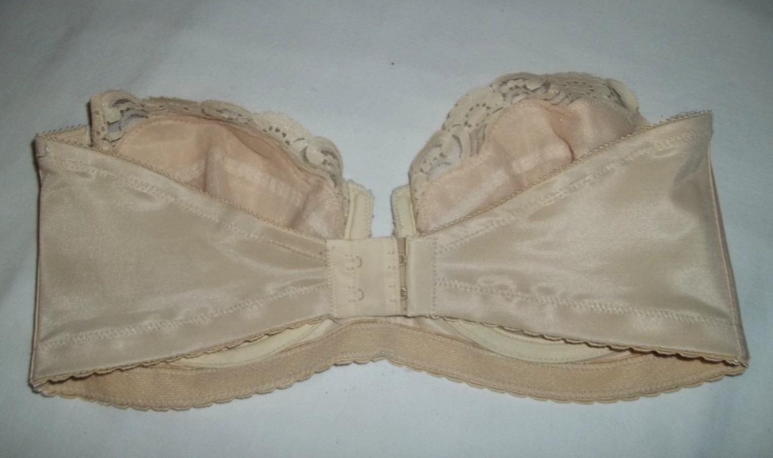 Vtg Gelmart Strapless Nude U/W Bra 36C 1970/80s #3032 Sissy Rockabilly Glam