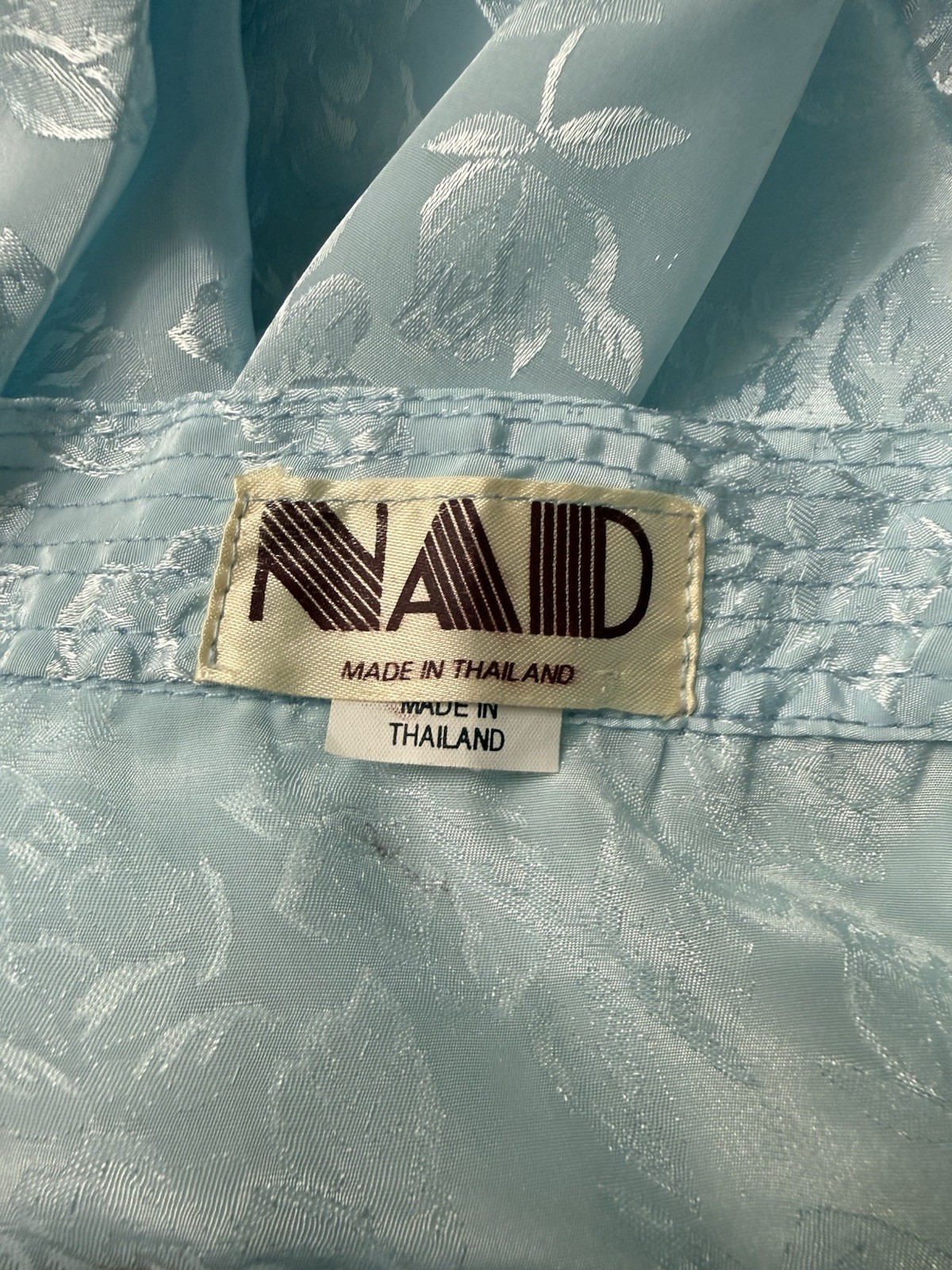 Vintage 100% Silk Robe 1980s Thailand