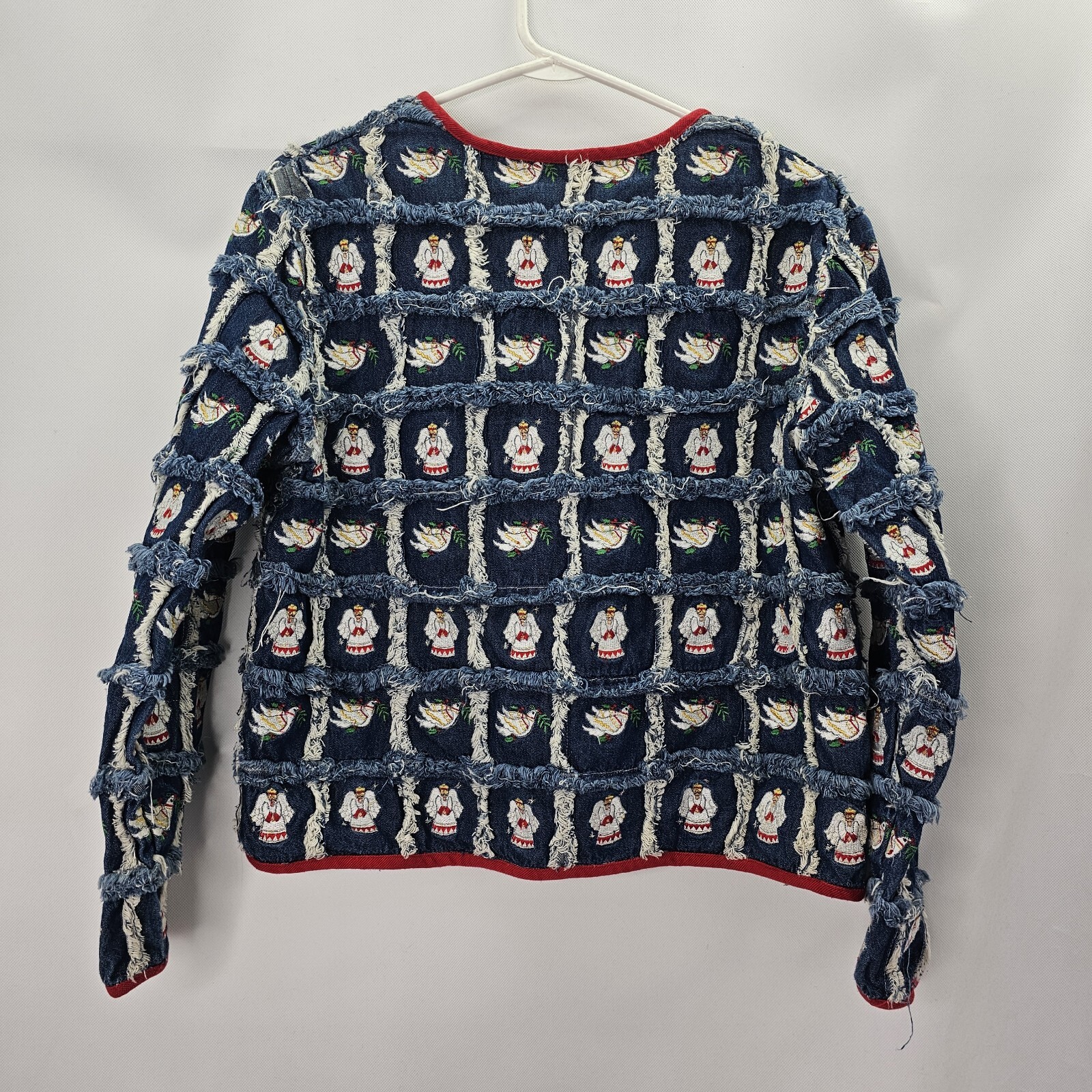 Pre – Owned Vintage Blue Bayou Women Size M Denim Christmas Jacket