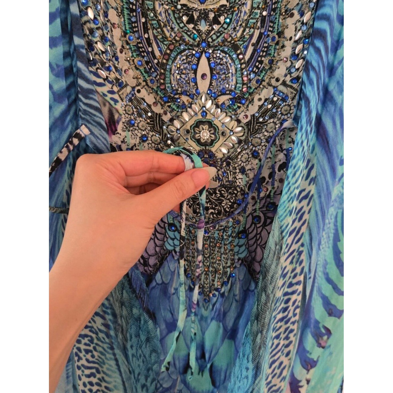 RARE! Camilla Moon Dance Mini Dress With Overlay Size XS