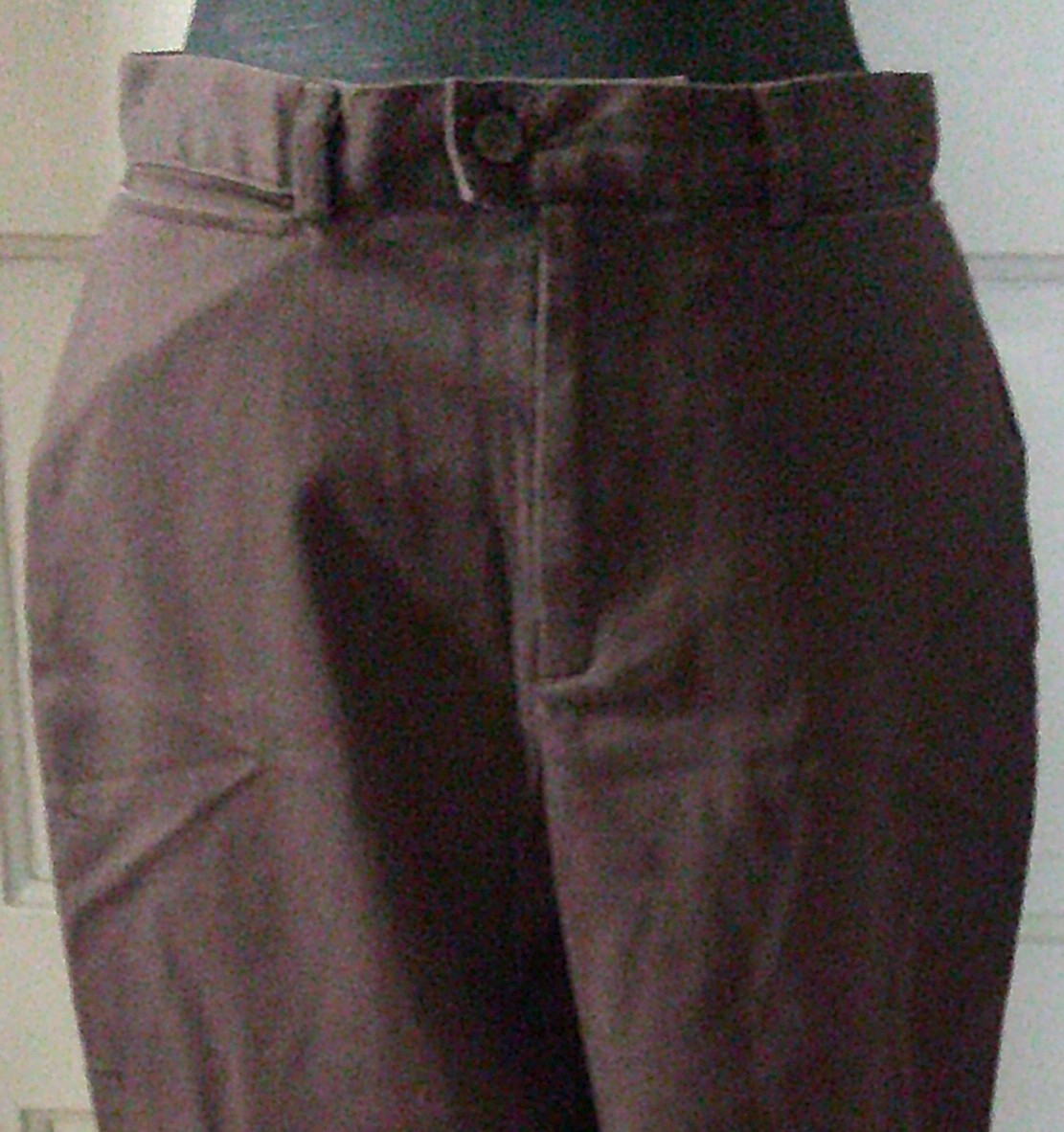 90’s DOCKERS’ STRETCH Brown Flat Front Khaki Pants Slacks 10P 10 PETITE MEDIUM