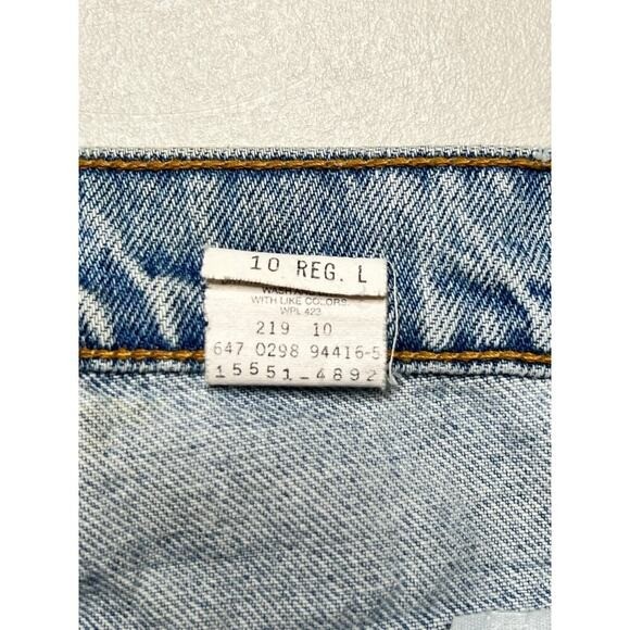 Levi 550 Jeans Womens 10 Light Blue Relaxed Fit Tapered Leg High Rise Vintage