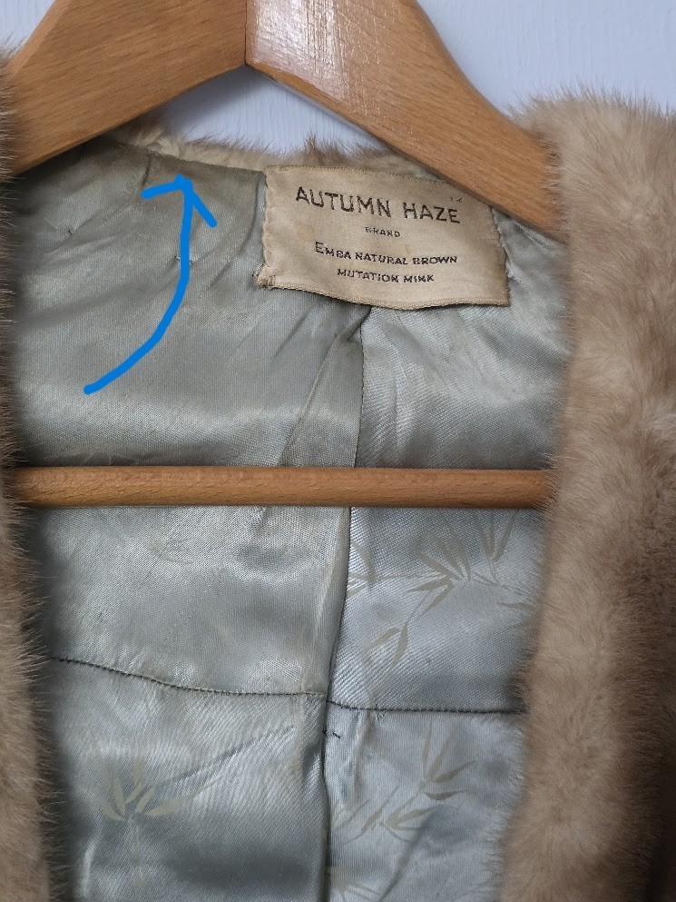 Mink stole vintage EMBA „Autumn Haze” A beauttful color.