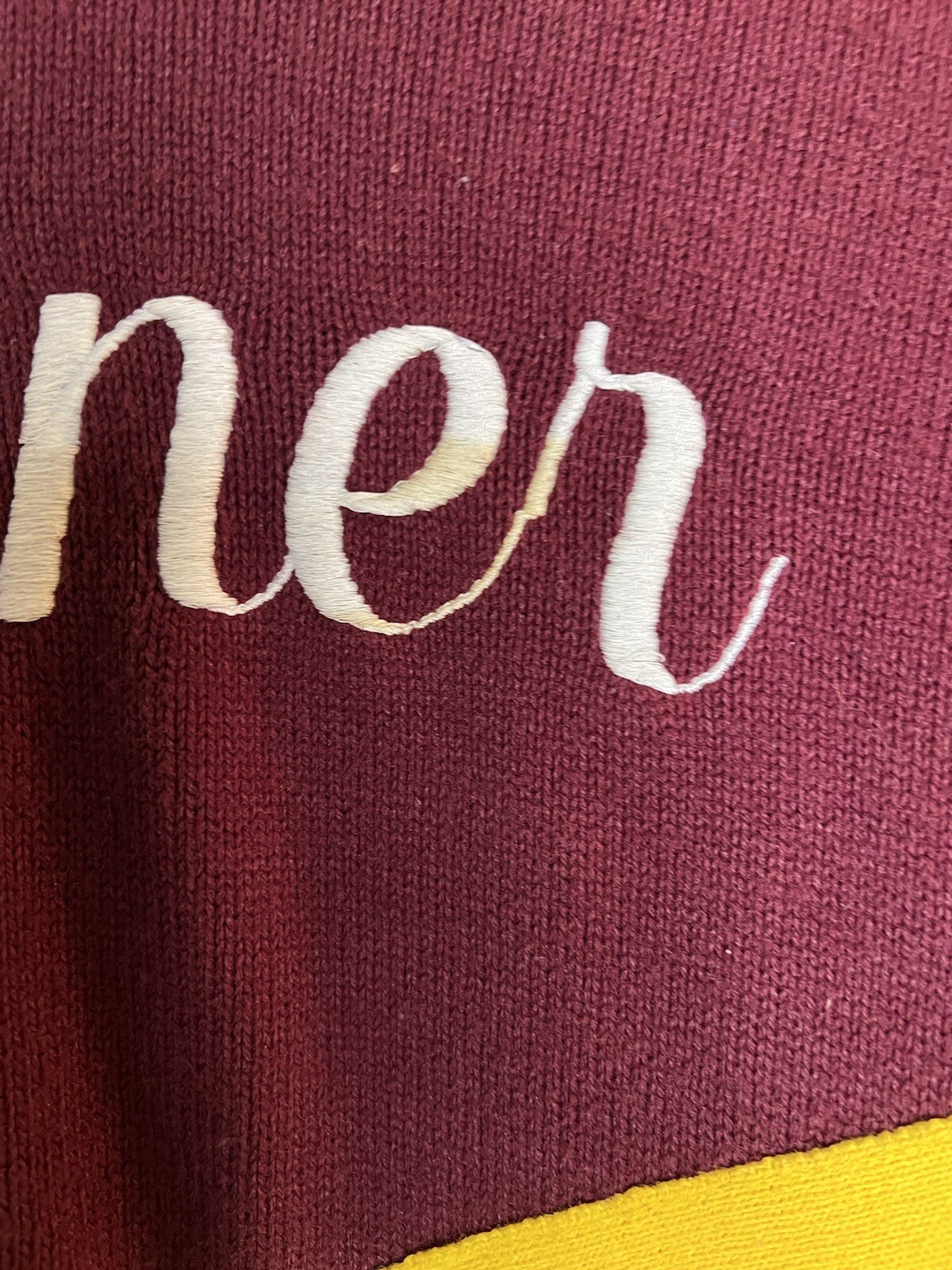 Vintage Piner Varsity Spirit Fashions Cheer Sweater Size 38 Made in USA