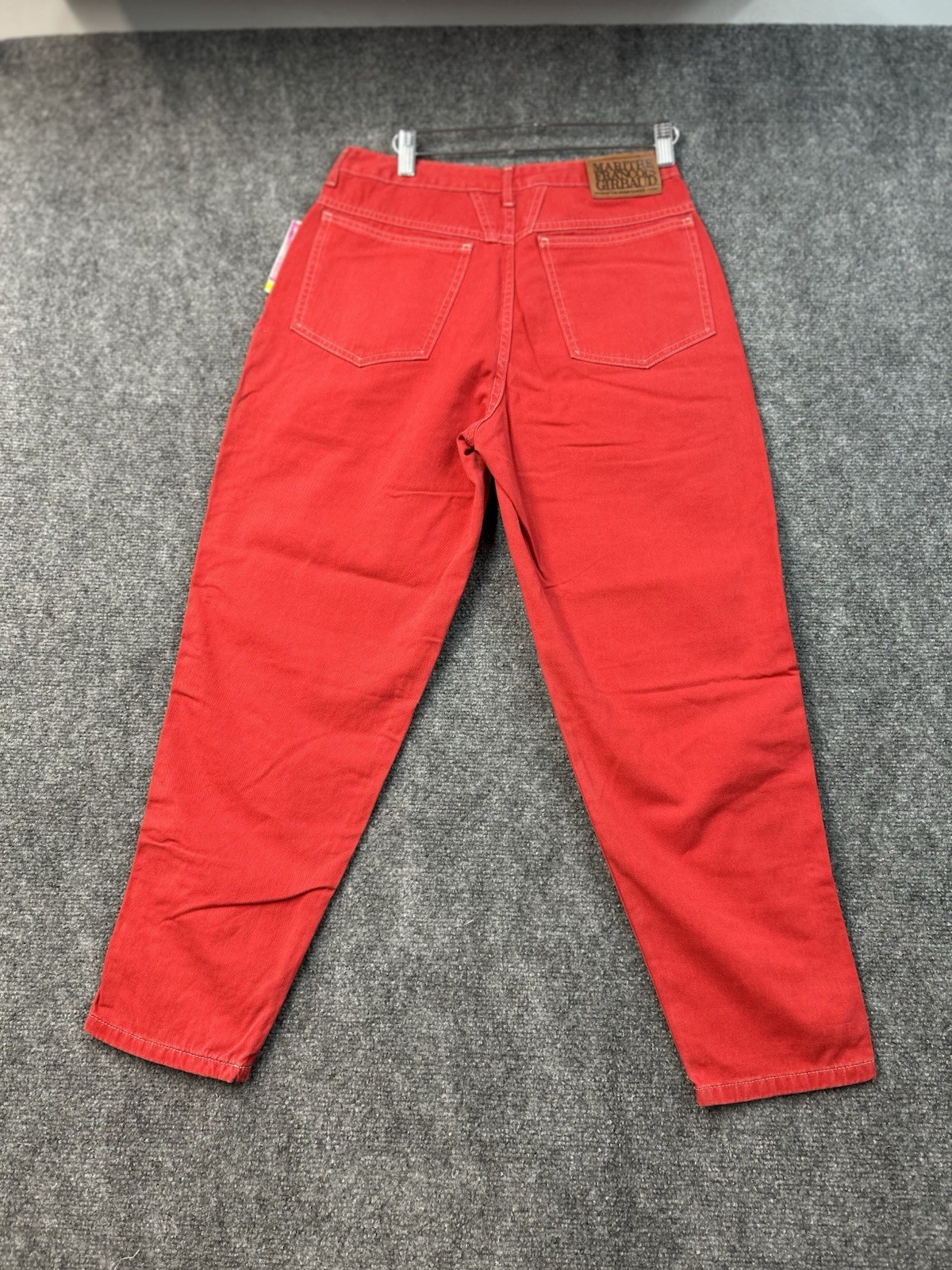 Pedal Pusher’s Vintage Red Size 9-10 100 % Cotton Made In USA
