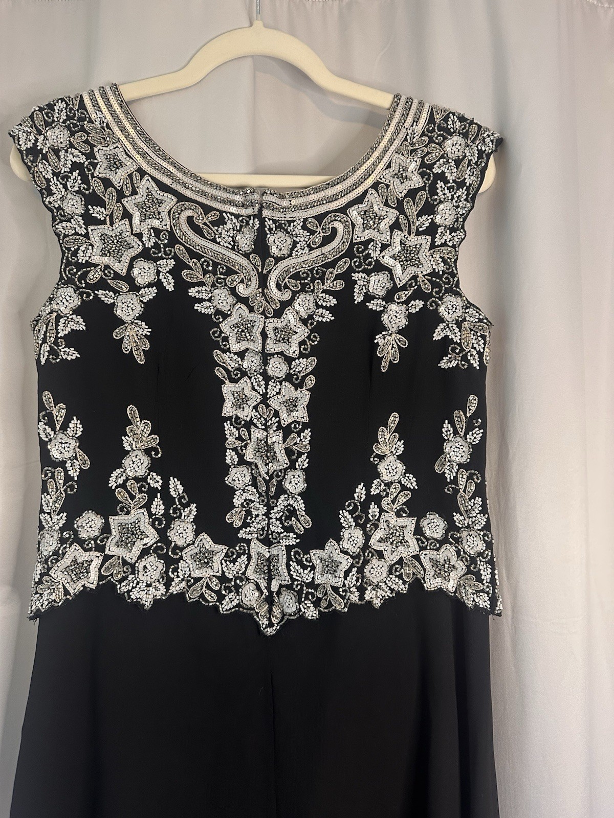 Vintage Y2K Fairycore Celestial Beaded Midi Dress Fairy Goth Gown Standout Glam
