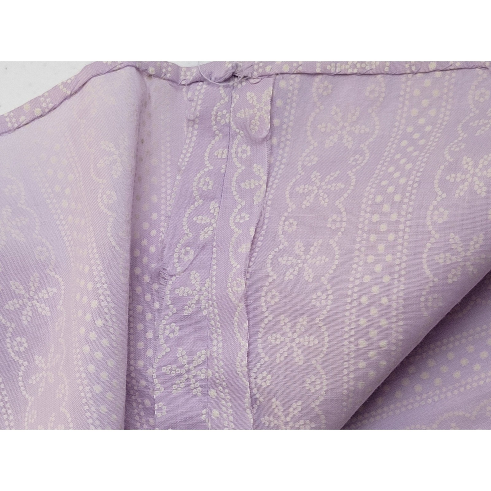 Vtg Maxi Dress Vintage Handmade Cottagecore Prairie Ruffle Purple Lavender XS