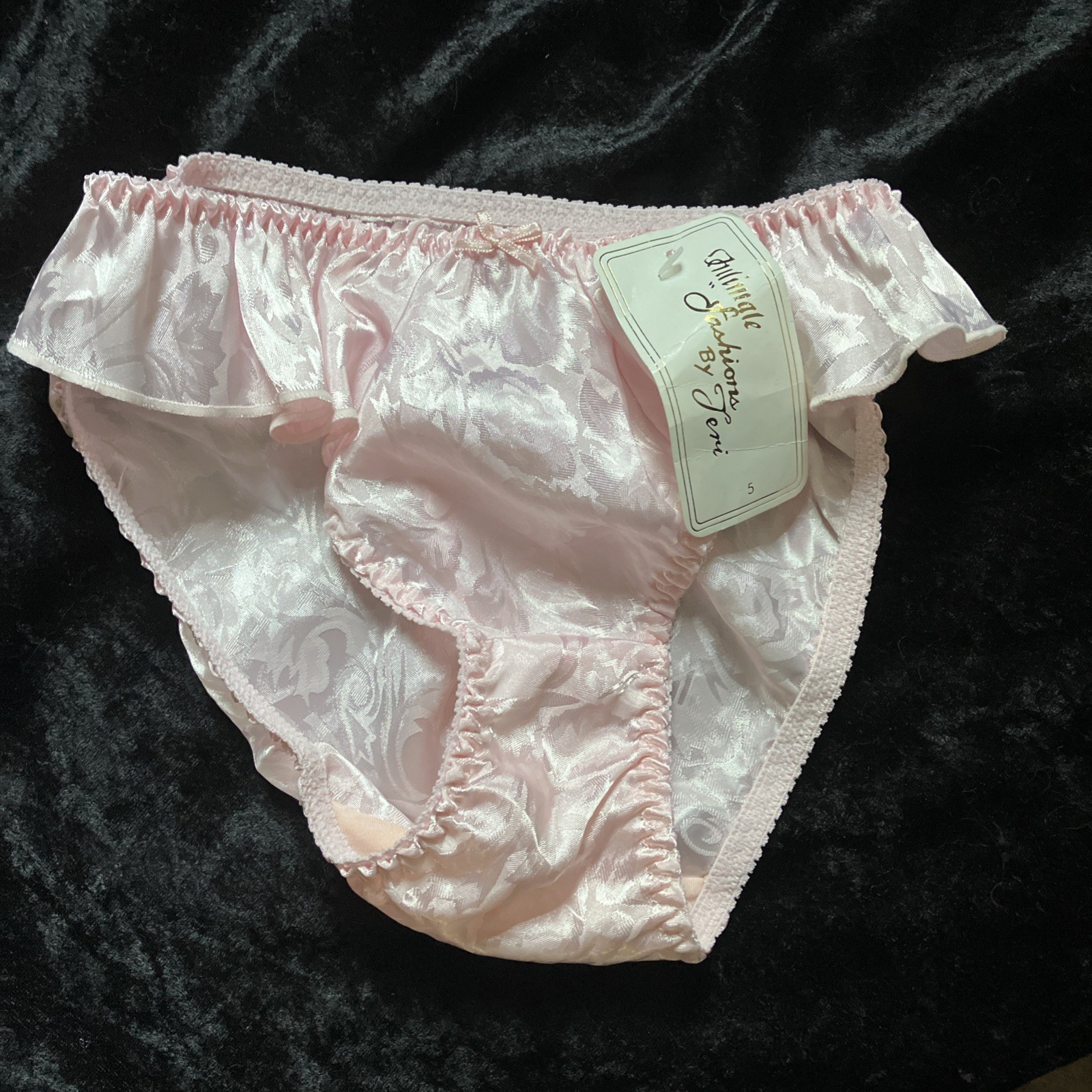 Vintage Intimate “Fashion By Teri” Satin Flutter Panty