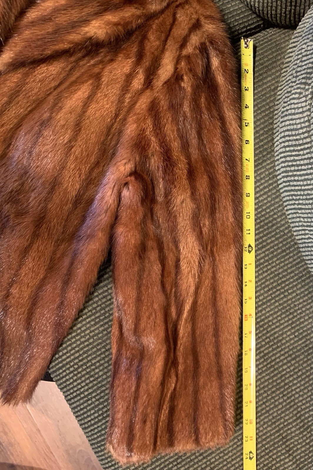 ❤BEAUTIFUL VINTAGE BROWN MINK FUR COAT JACKET