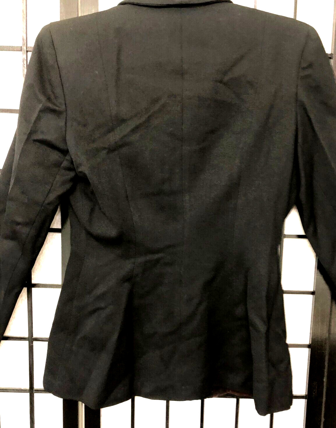 Vintage Union Made Black Wool Jacket Blazer XS Rippe’s Danville Virginia