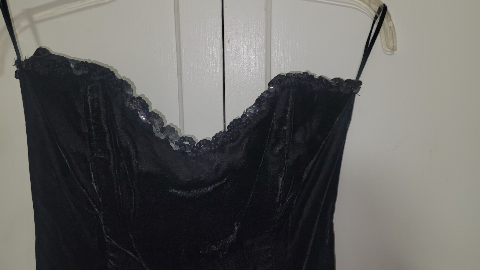 GUNNE SAX VINTAGE🌟VELVET~LACE,~SEQUIN~ STRAPLESS~TULLE UNDERSKIRT & SHRUG RARE