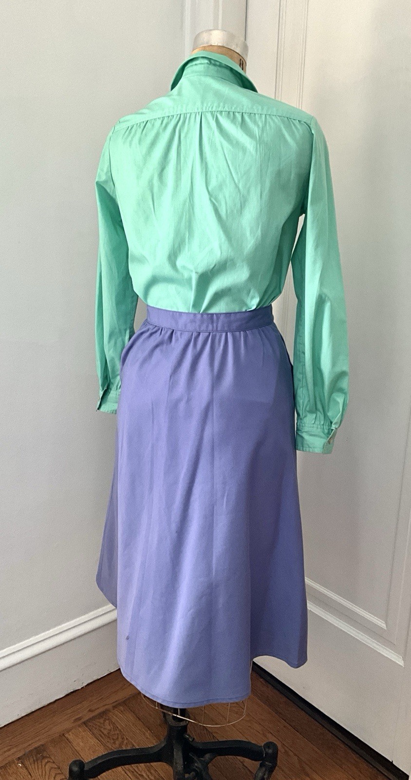 Vintage 1970’s Giorgio Sant’Angelo 2 PIece Appliqued Skirt and Top