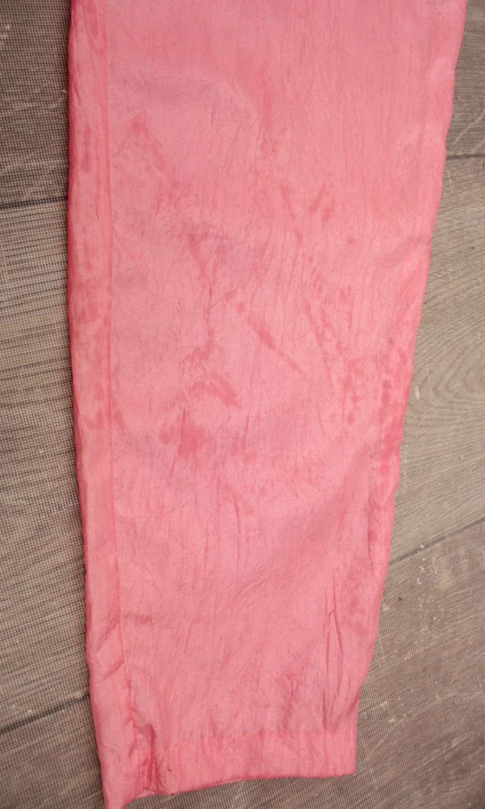 Vtg Women’s 80s Pink Shiny Polyester Fabric Jumpsuit Sz S 1980s F/stop