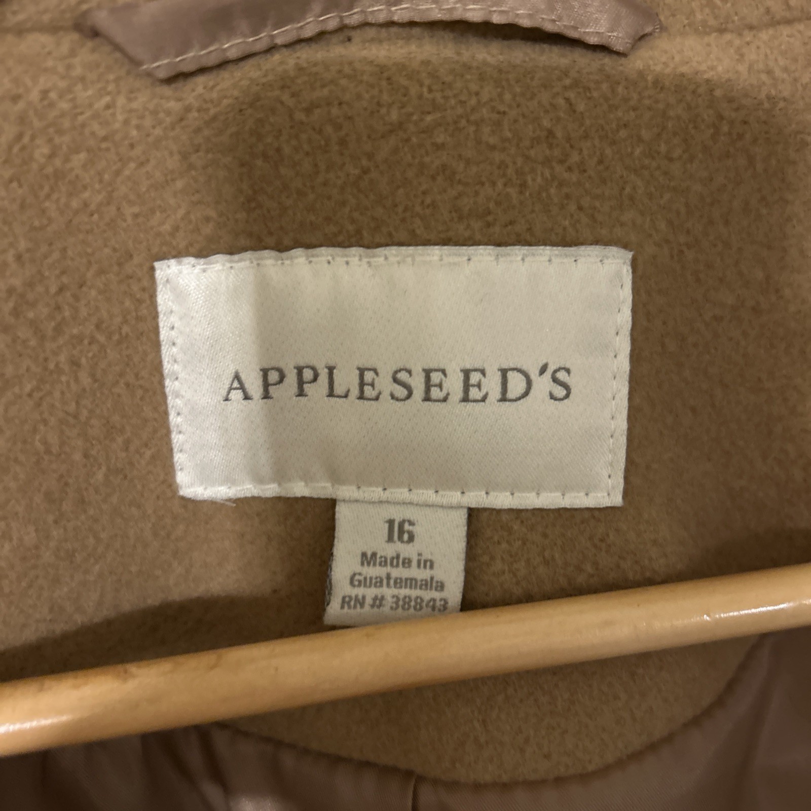 VTG Swing Coat Side Pockets APPLESEED’S Petite Wool/Mohair/Alpaca Size 16
