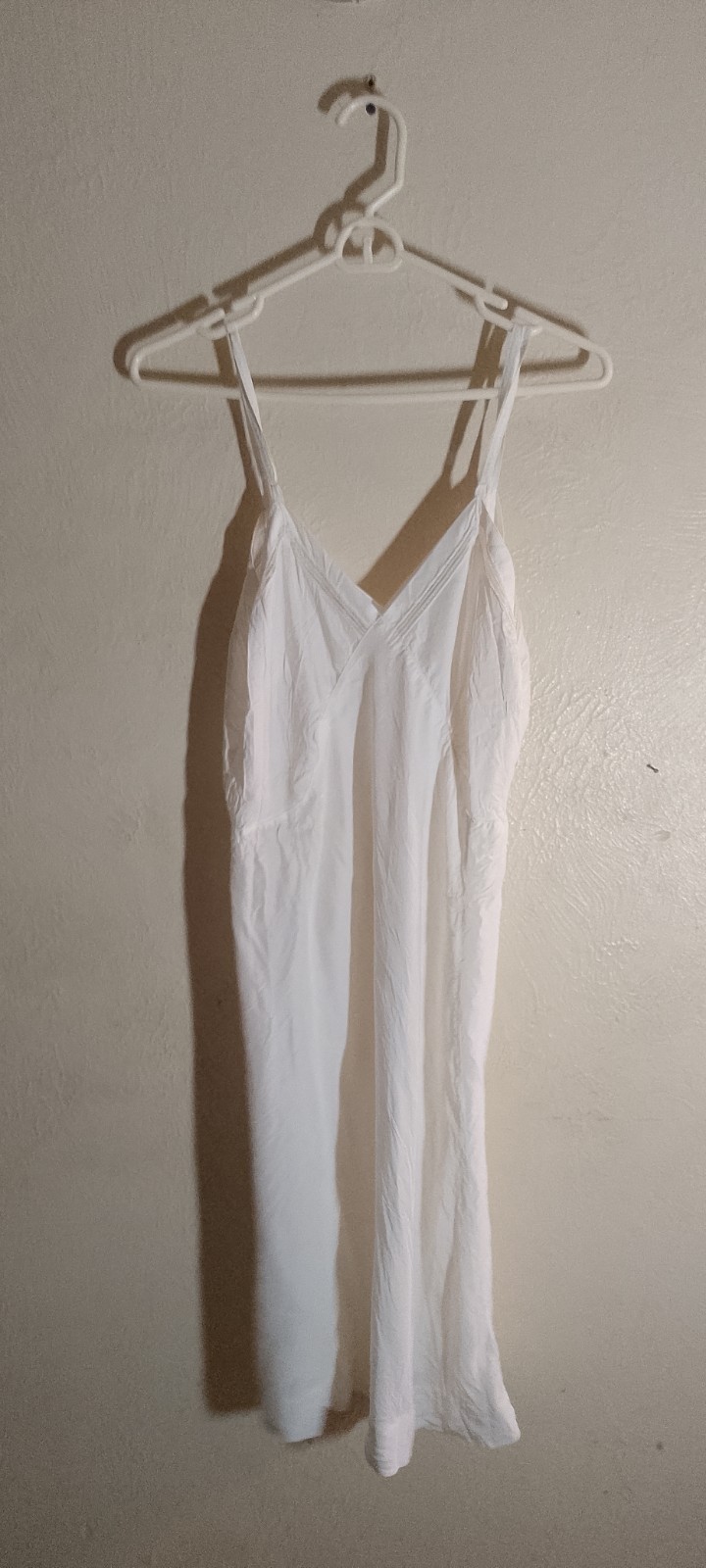 Vtg,50,Slip Dress, Spaghetti Strap V-neck Lightweight Soft,A-line, Coquette,8-10