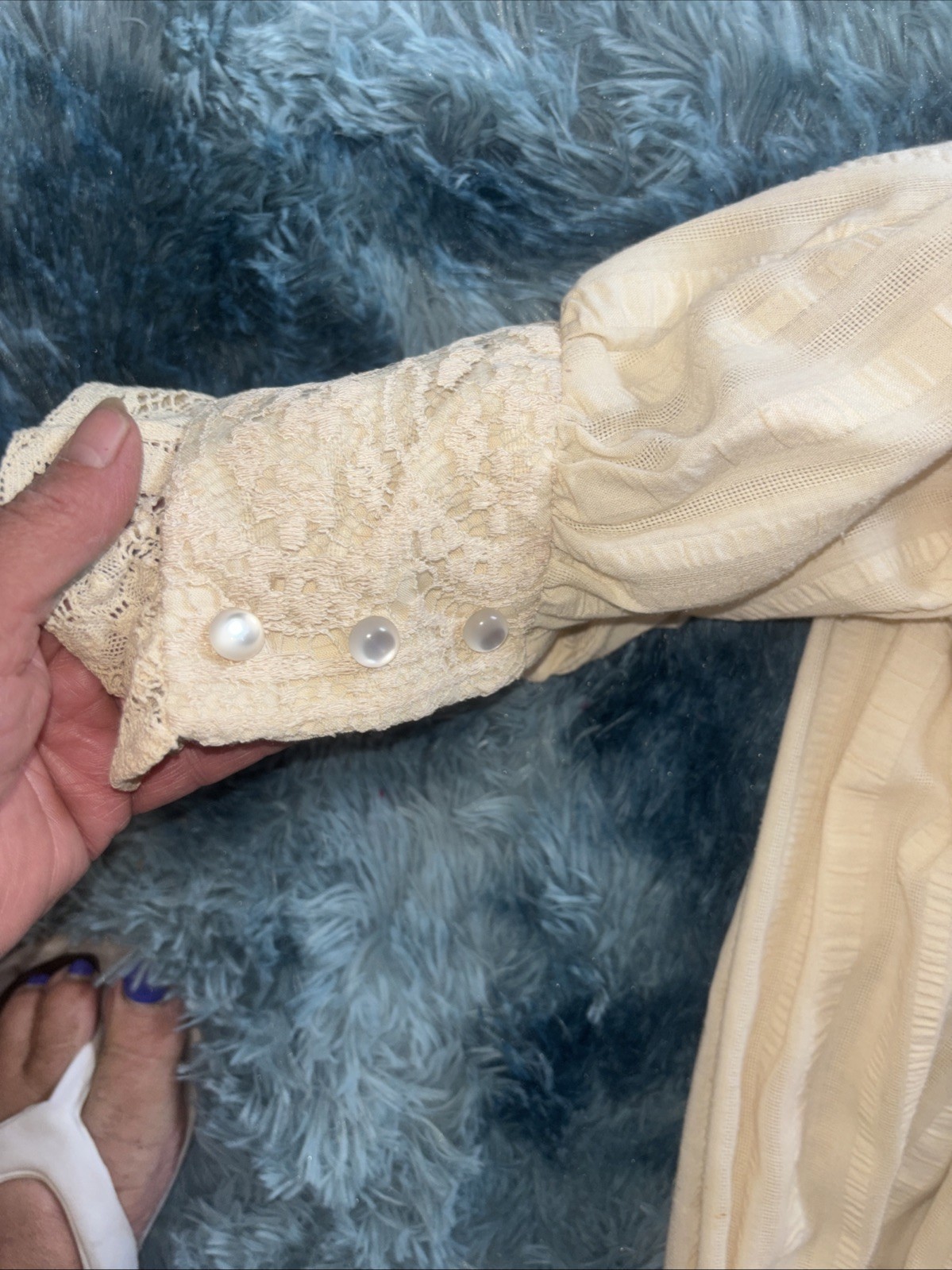 Vintage Prairie Dress Cottagecore Boho 1970’s Lace Maxi Gunnie