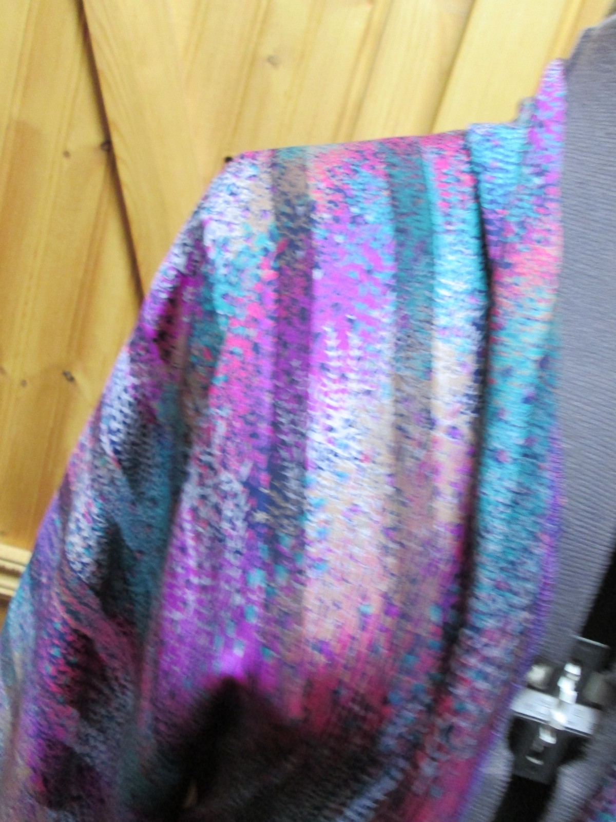 Vintage Georgette Trabolsi Neiman Marcus Wrap Robe Size Petite small Union made