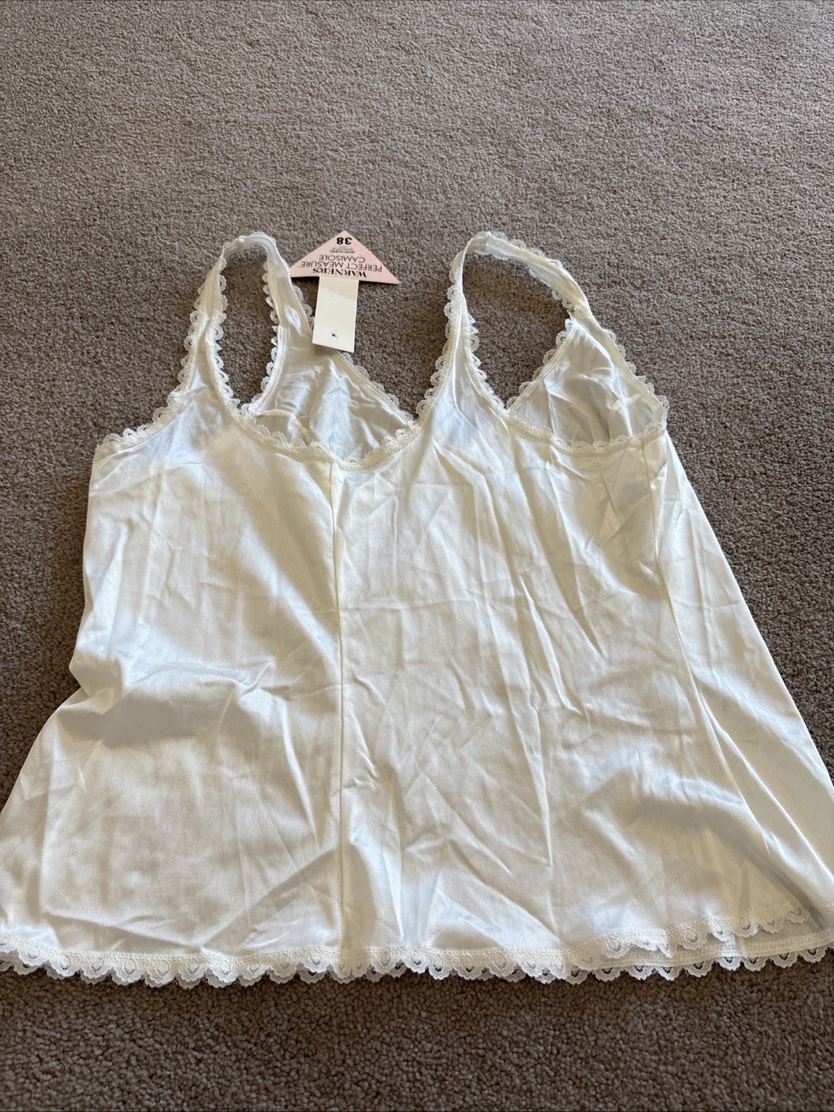 Vintage Warner’s Perfect Measure Camisole Size 38 cream NWT