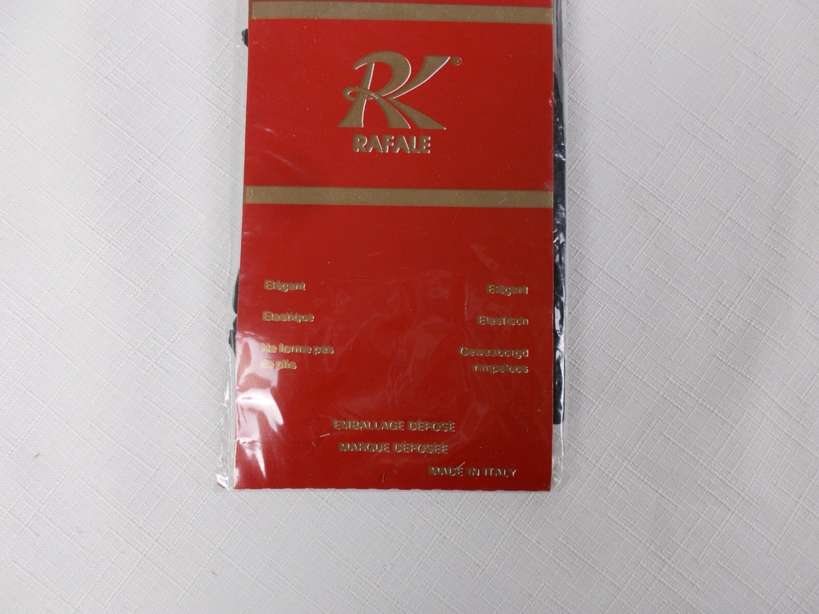 1980’s Rafale Italy pair Knee high hose socks stockings pair Black Cappuccino