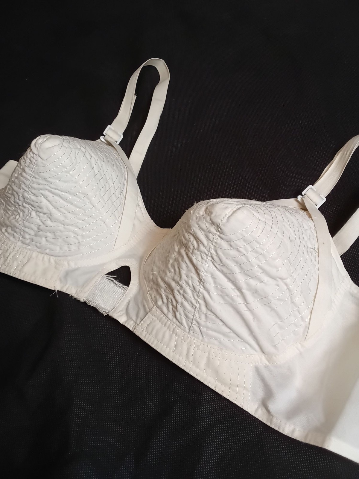 Vintage BULLET BRA Pointy 38C Stage Play Brand 1950s Cotton