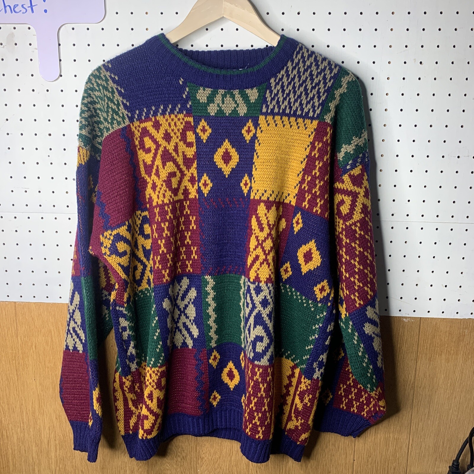 Margules L Vintage Sweater Made In Korea 100% Acrylic