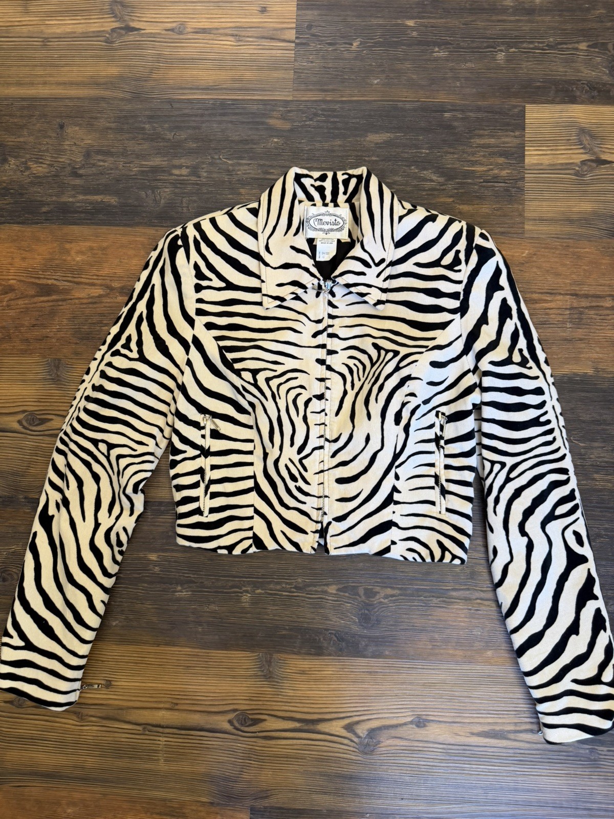VTG 90s 2000s Y2K Baddie 🔥Zebra Animal Print Top – Paper Tag