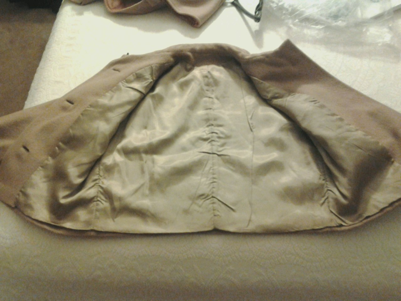 Women’s Vintage Sun Industry Short Camel (Beige Colored) Coat-Approx Sz 6-10 ?P