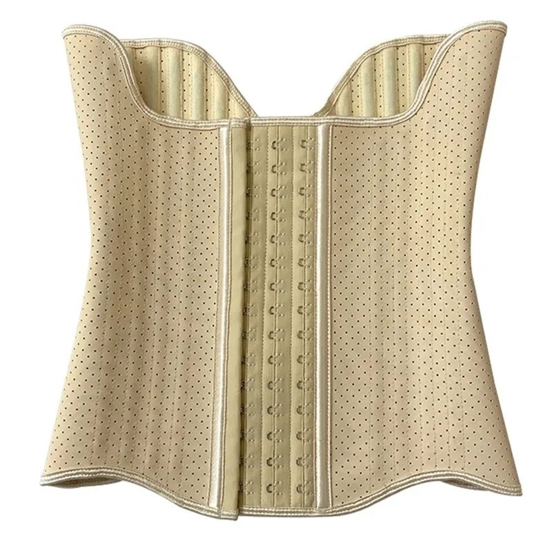 25 Steel Bone Latex Waist Trainer Women Corset Abdominal BodyShaper Post Exercis