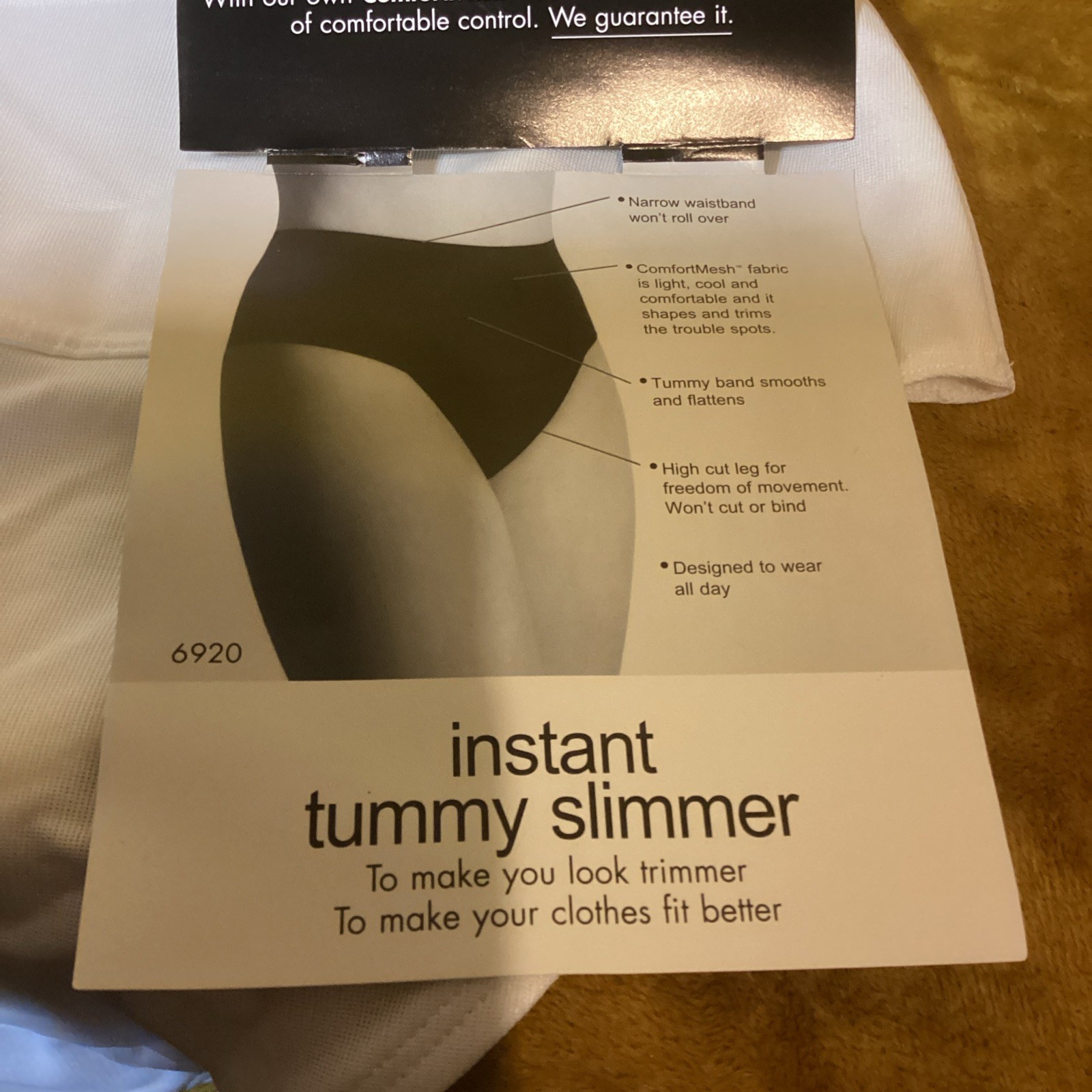 Vintage Weight Watchers in Control Instant Tummy Slimmer Panty Lot Of 2~XL NWT!