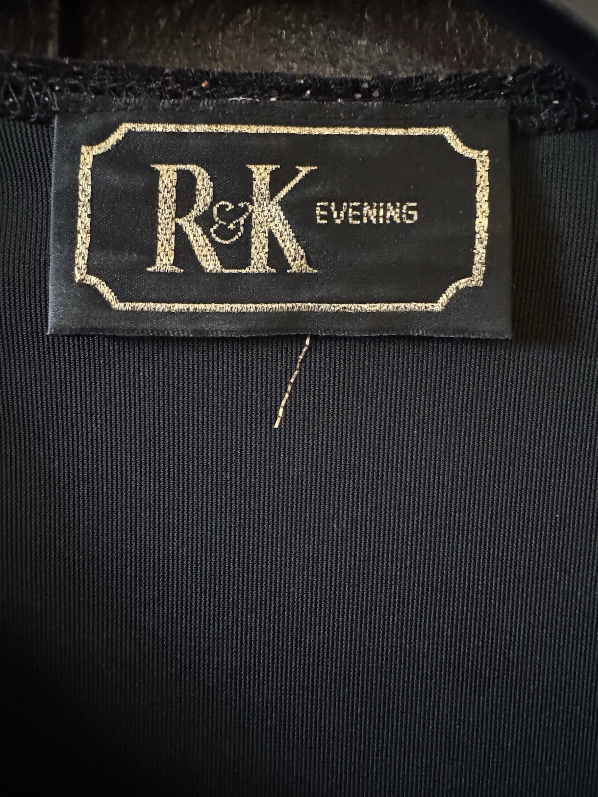 R&K Evening Vintage Cardigan See Photos For Measurments Black Sparkles #111