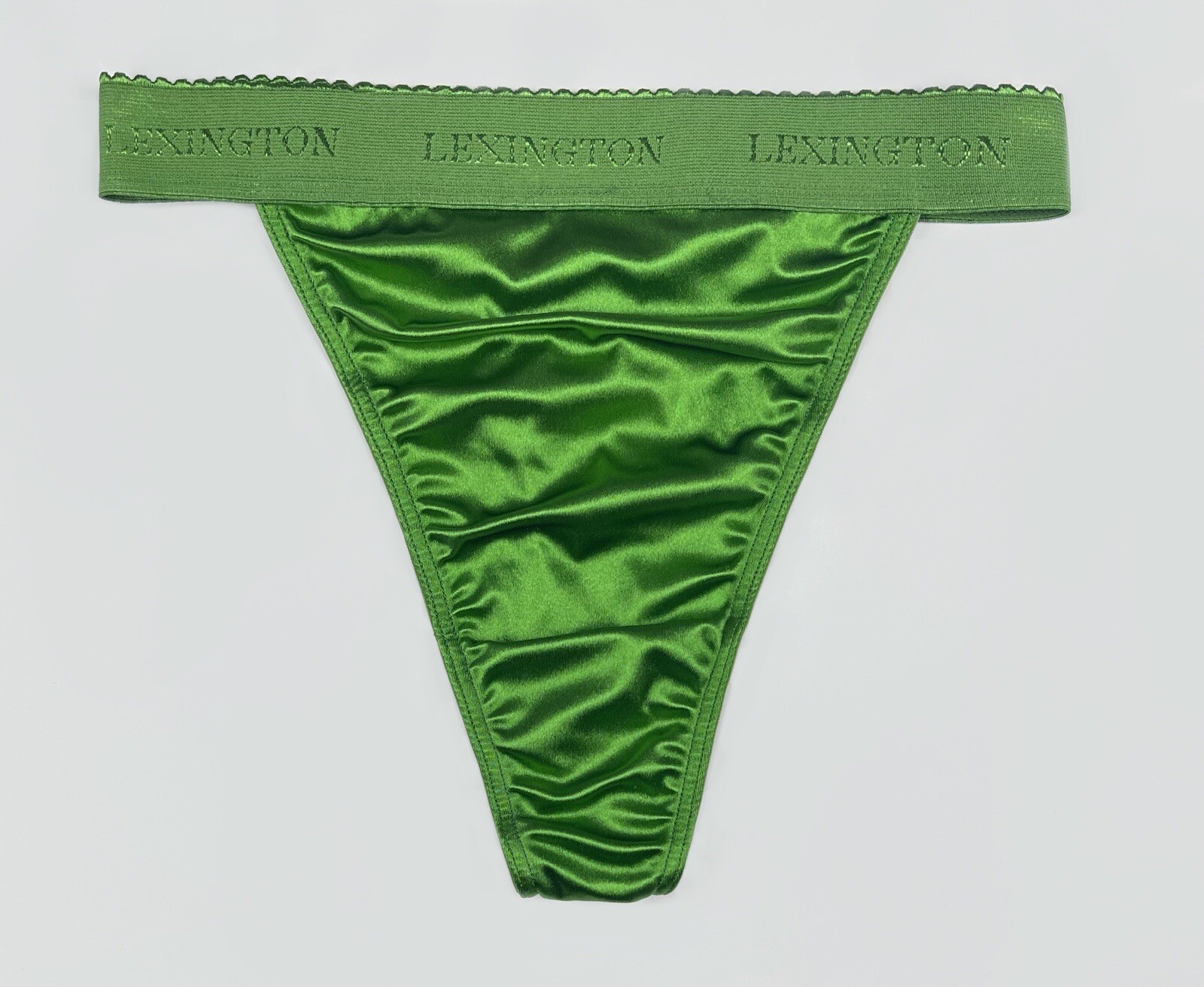Second Skin Satin Rio Thong · Green · M/6