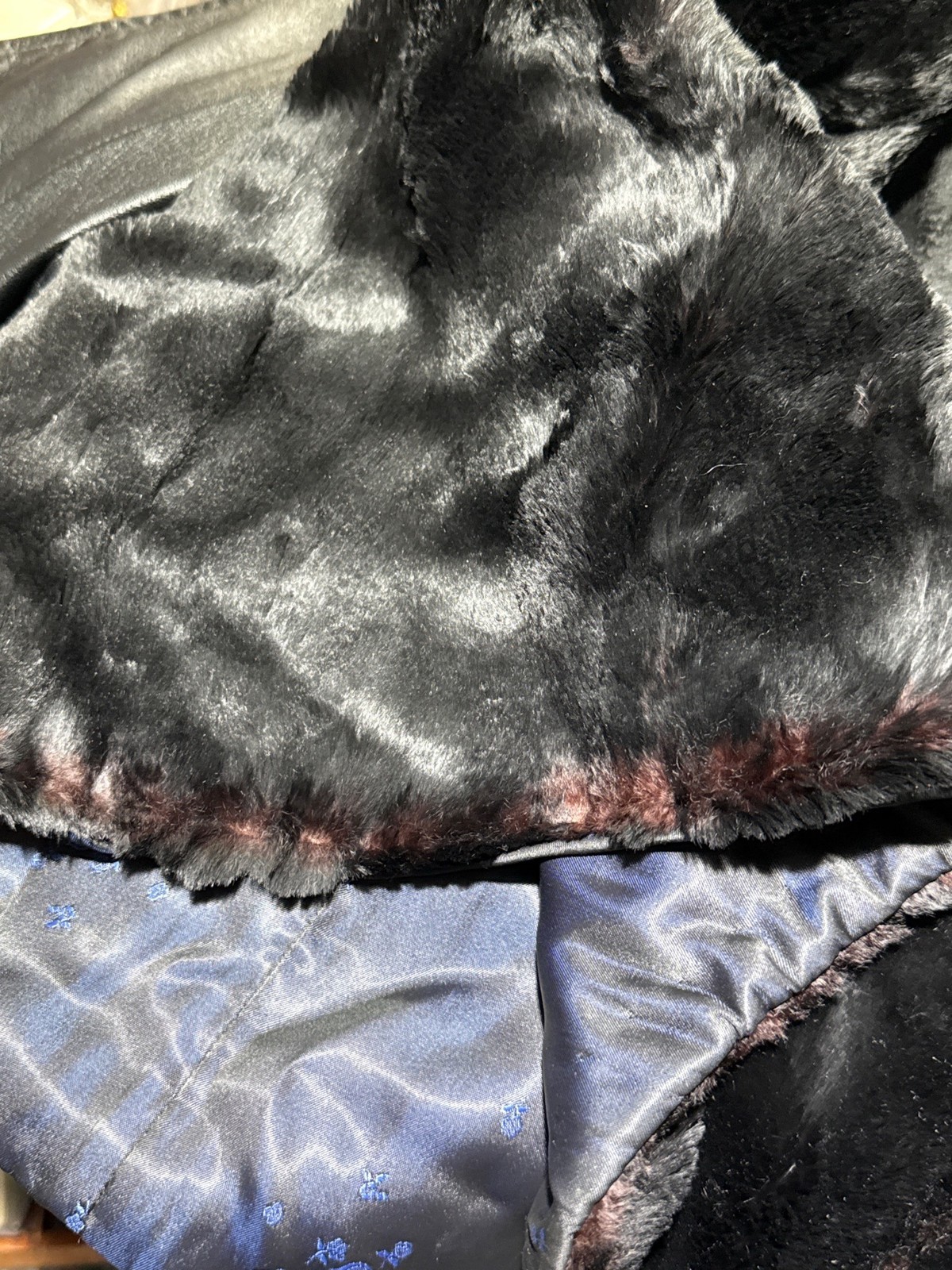 Vintage Black Ebony Mink Fur Cape | Rohland Furs Michigan | Old Hollywood Glam C