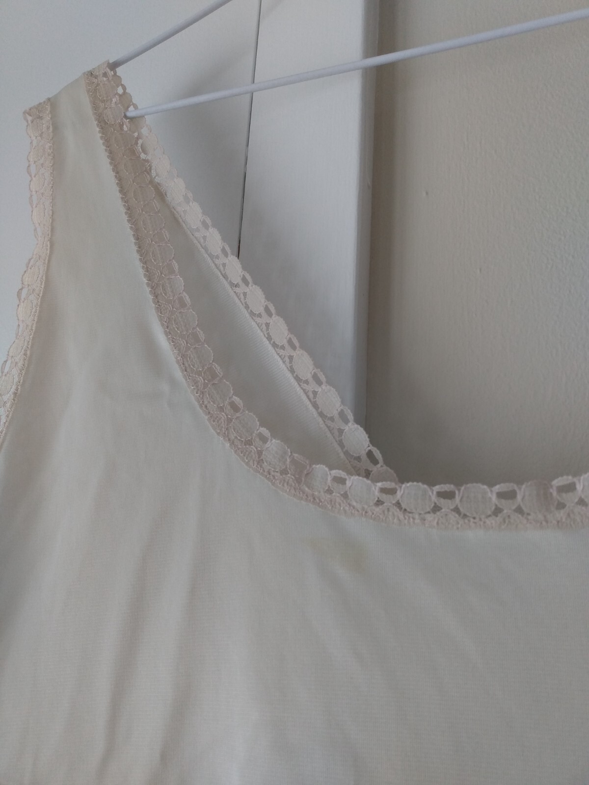 Vintage Full Slip 38″ Bust 43″ Hip Retro Undergarment Lingerie Long
